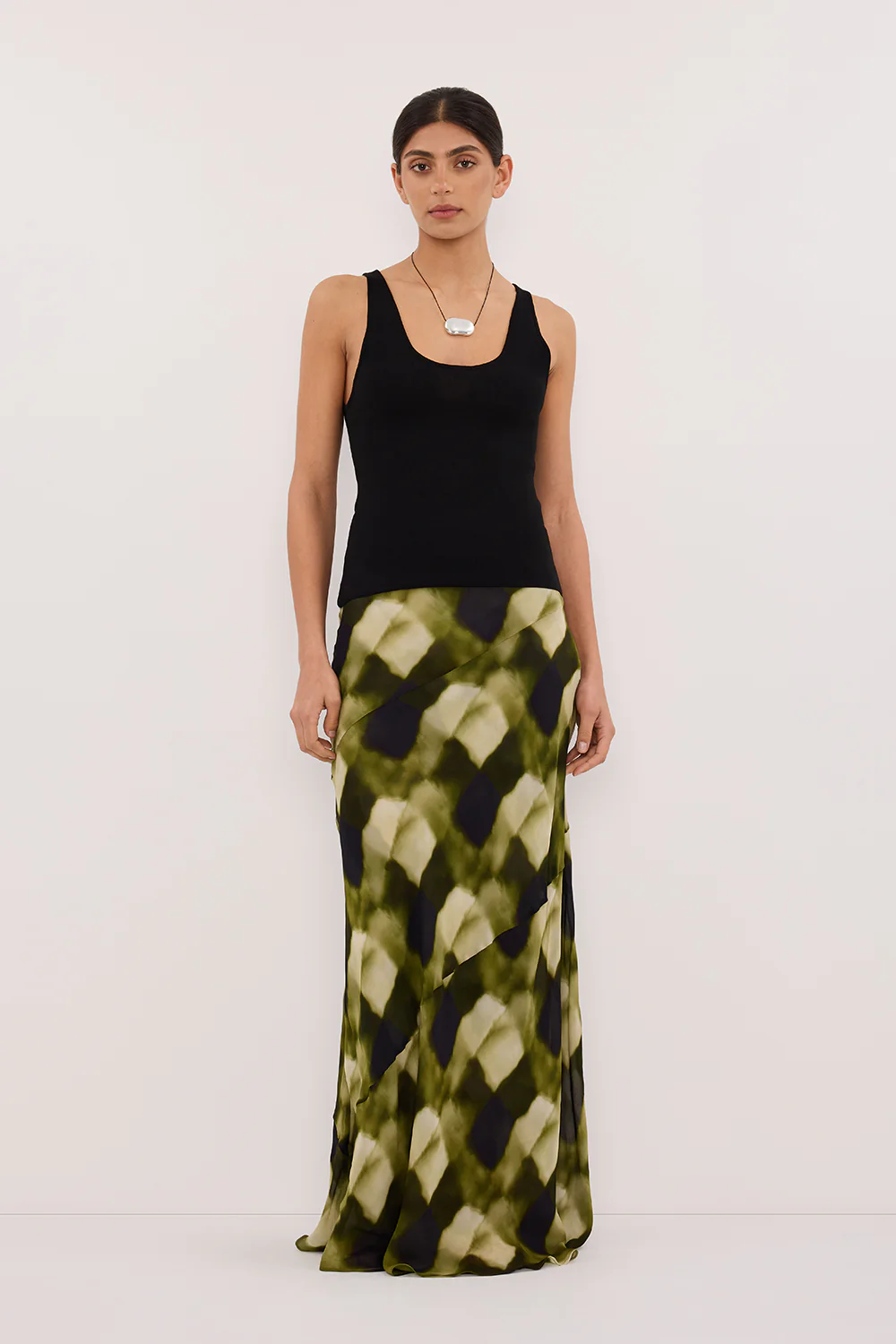 BRONX MOSS MIDI SKIRT - Gamepaces