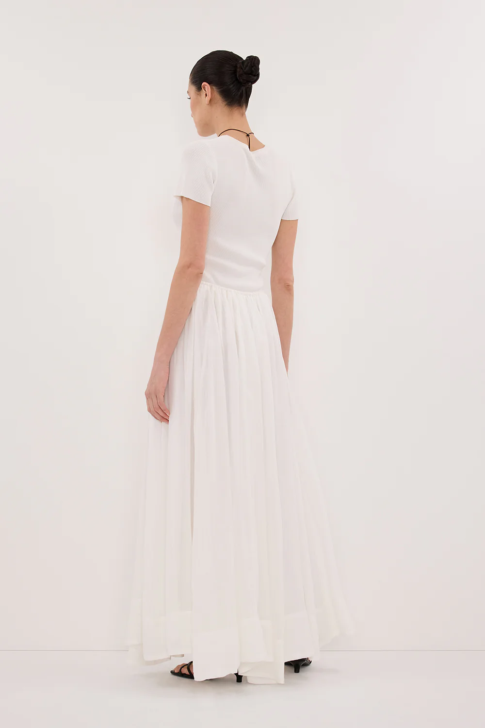 LAYNE WHITE RAMIE MAXI SKIRT - Gamepaces