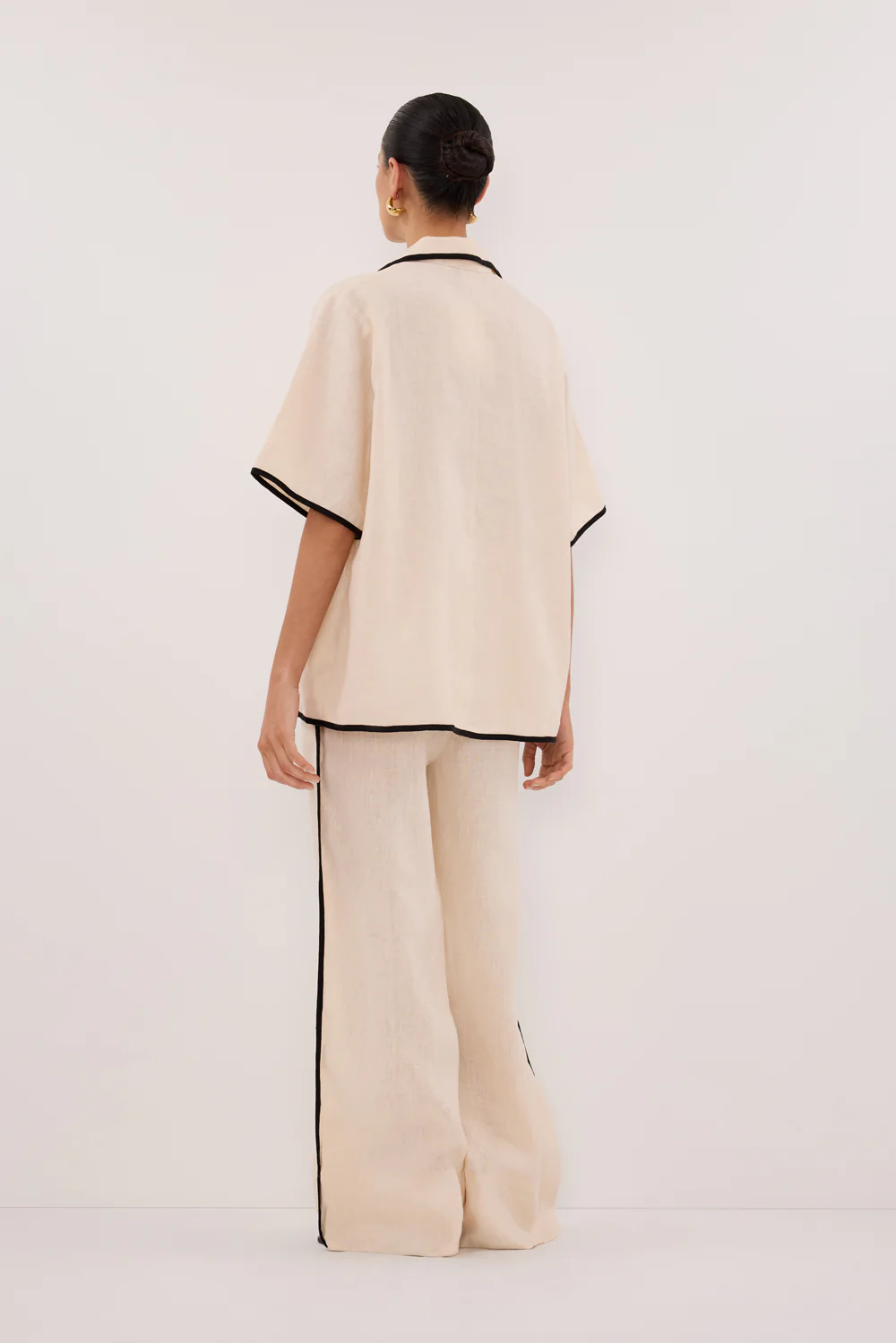 VON CREAM LINEN PANT - Gamepaces