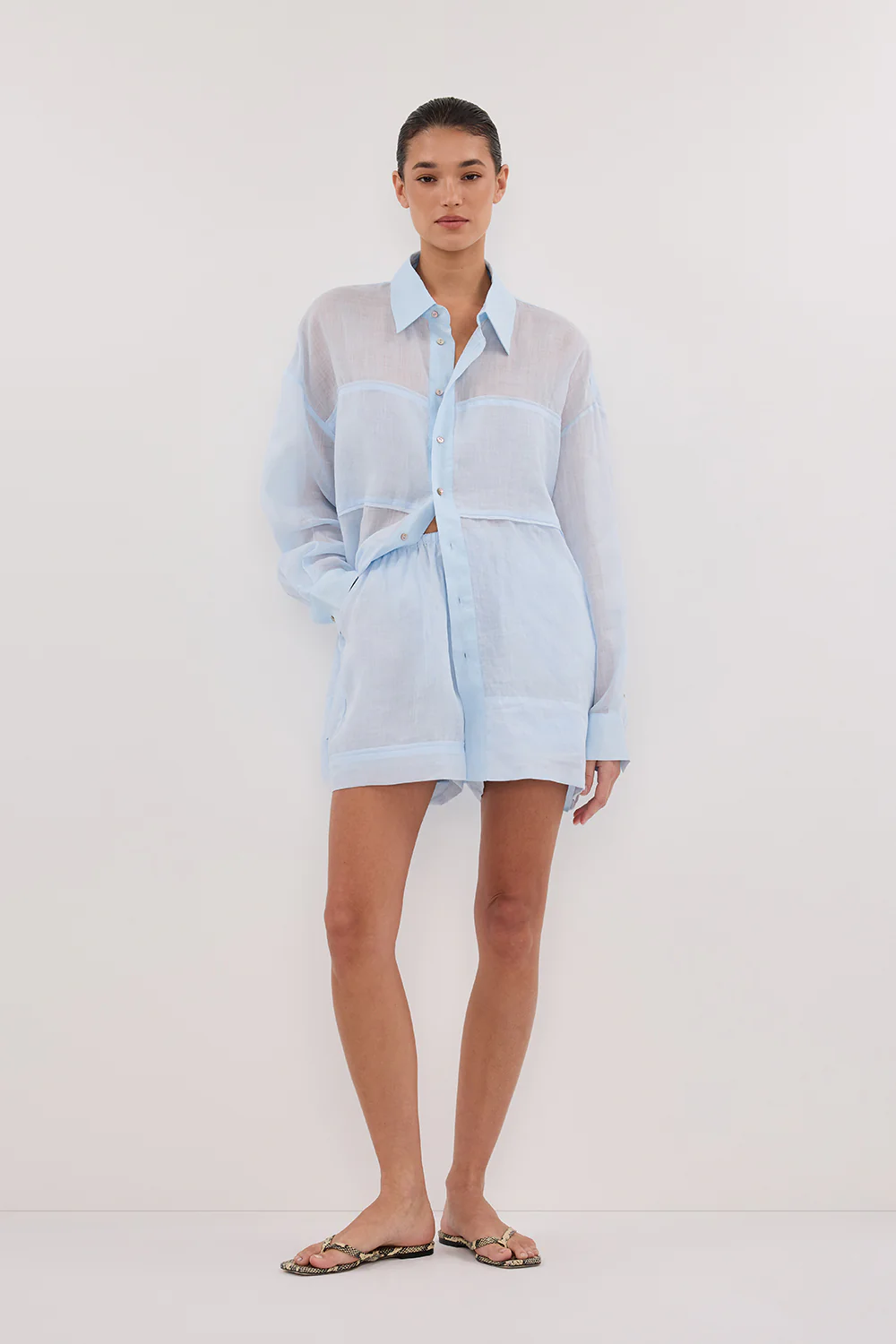 KAI CORNFLOWER RAMIE SHORT - Gamepaces