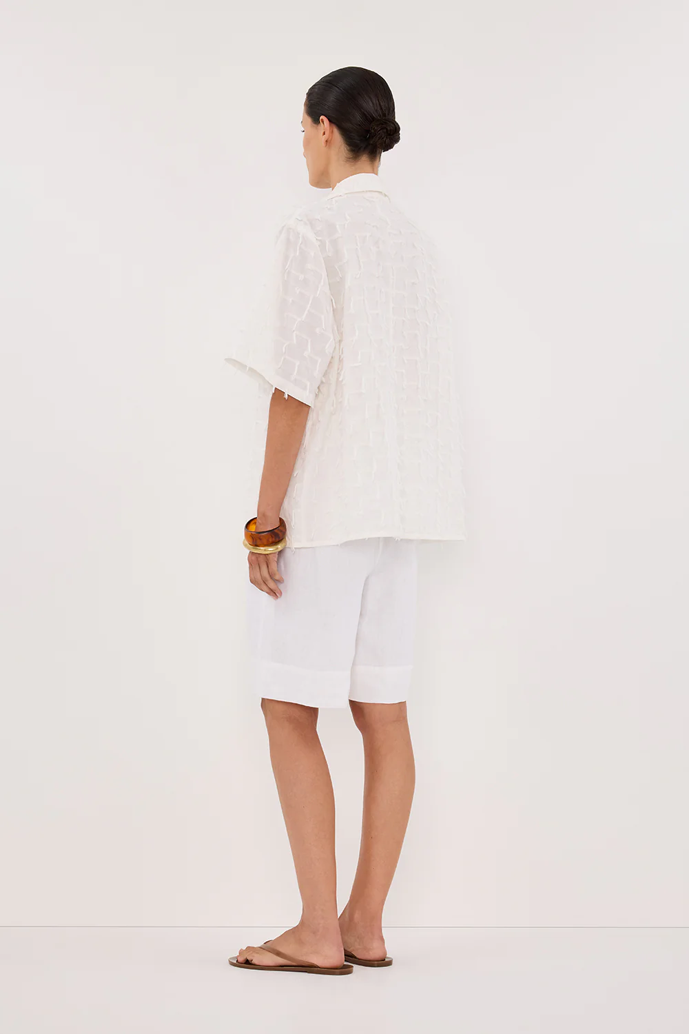 PALOMA WHITE COTTON SHIRT - Gamepaces