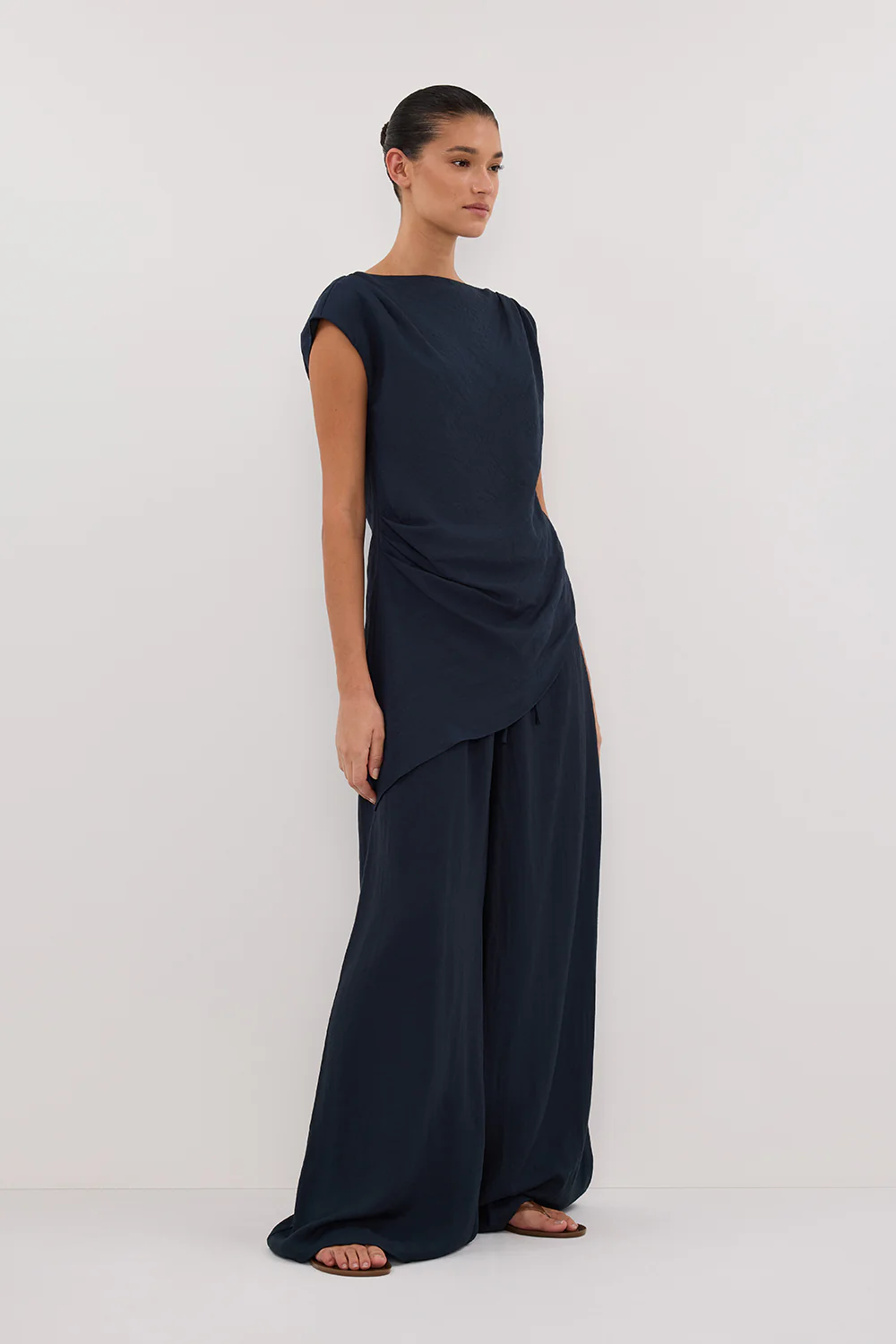 SHYLA SLATE ASYM TOP - Gamepaces