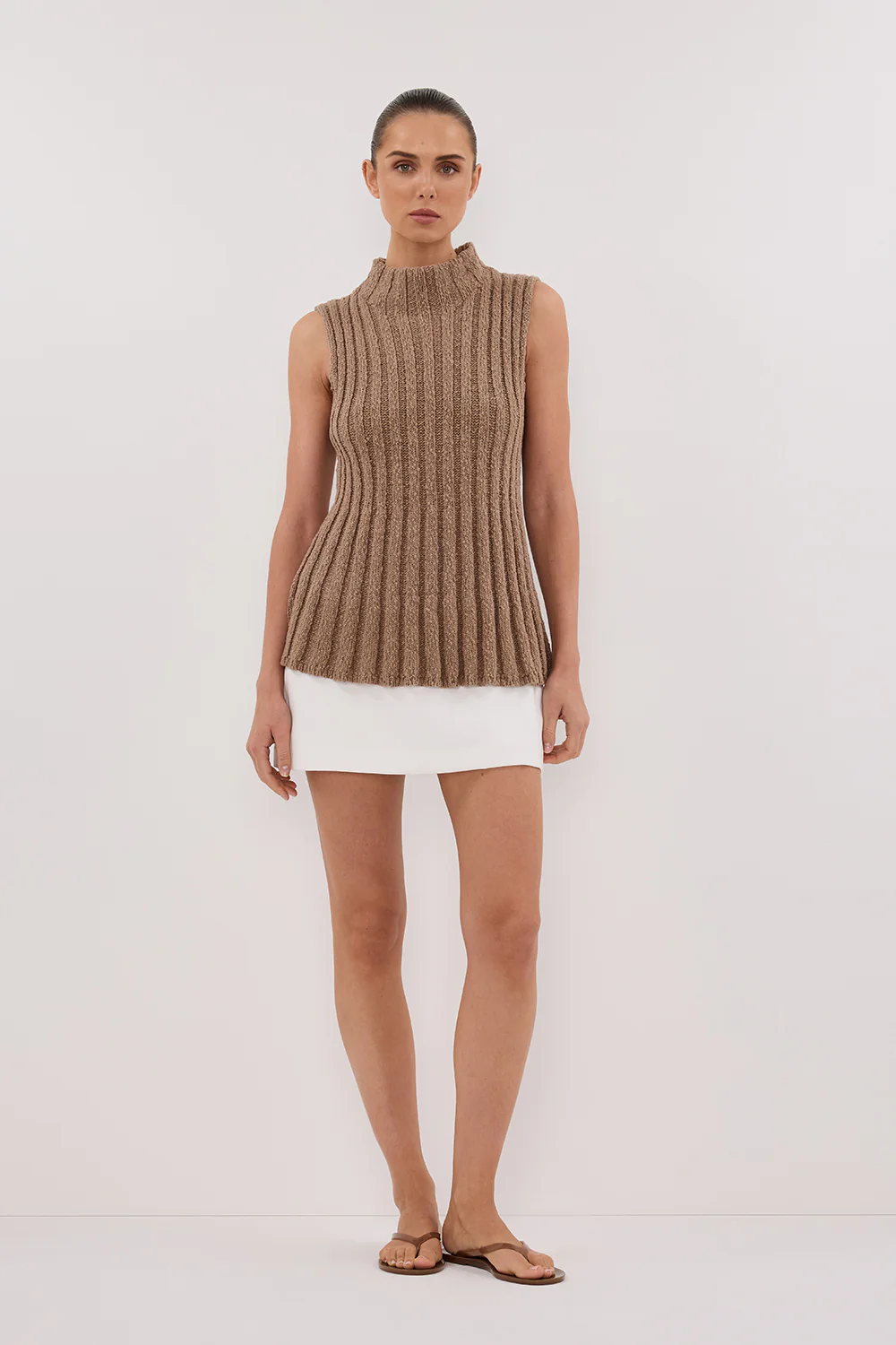 VERO TAN KNIT TOP - Gamepaces