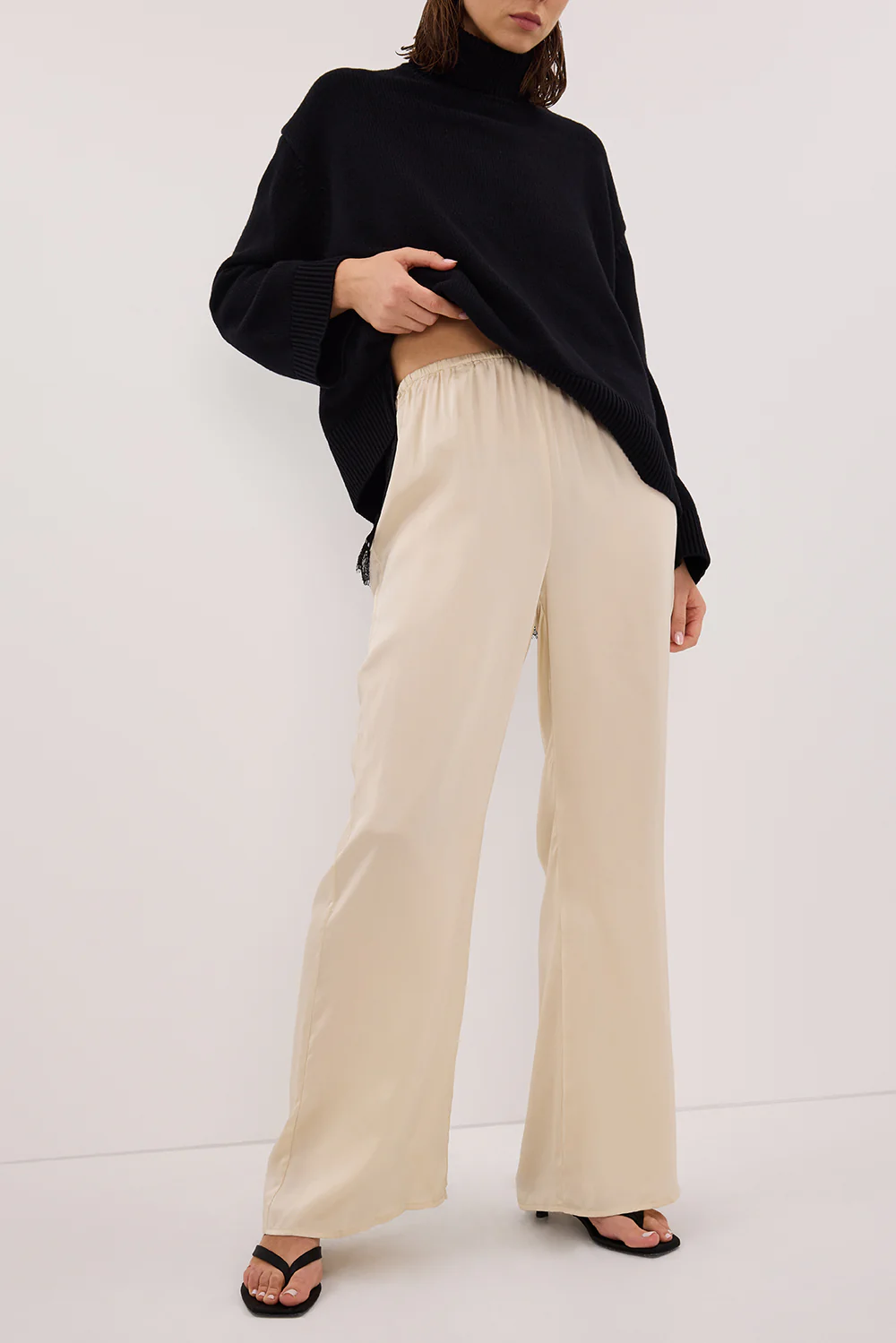 PIPPA STRAW SILK PANT - Gamepaces