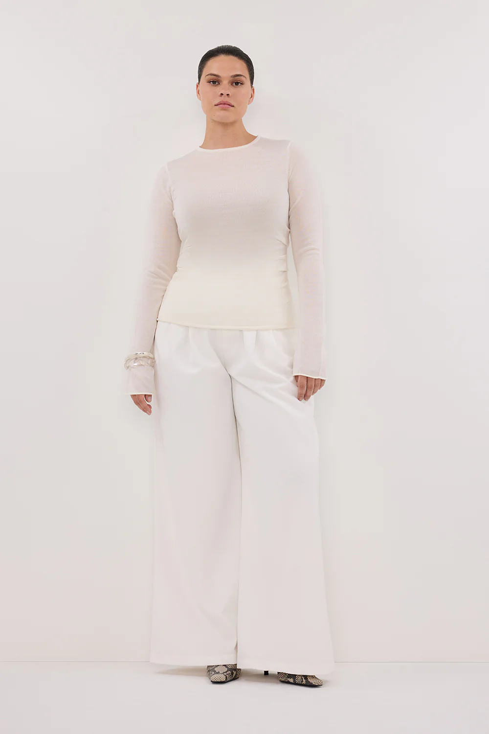 NICO OFF WHITE MERINO KNIT TOP - Gamepaces