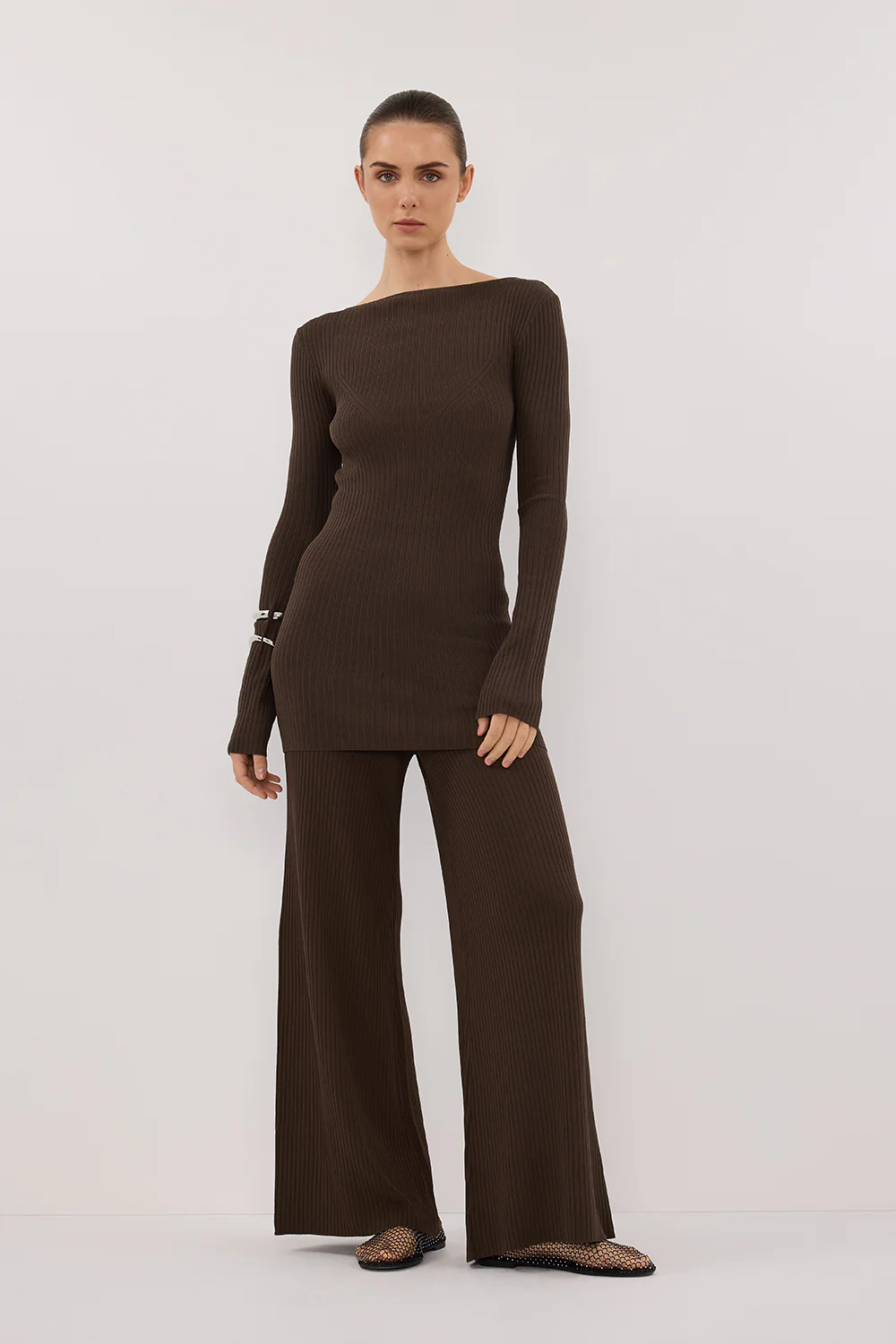 JOY DARK OLIVE KNIT PANT - Gamepaces