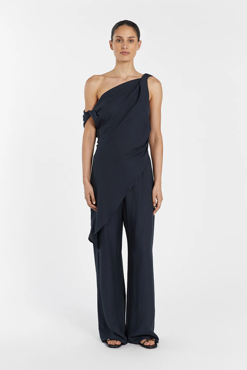 JOLIE SLATE MARLE DRAWSTRING PANT - Gamepaces