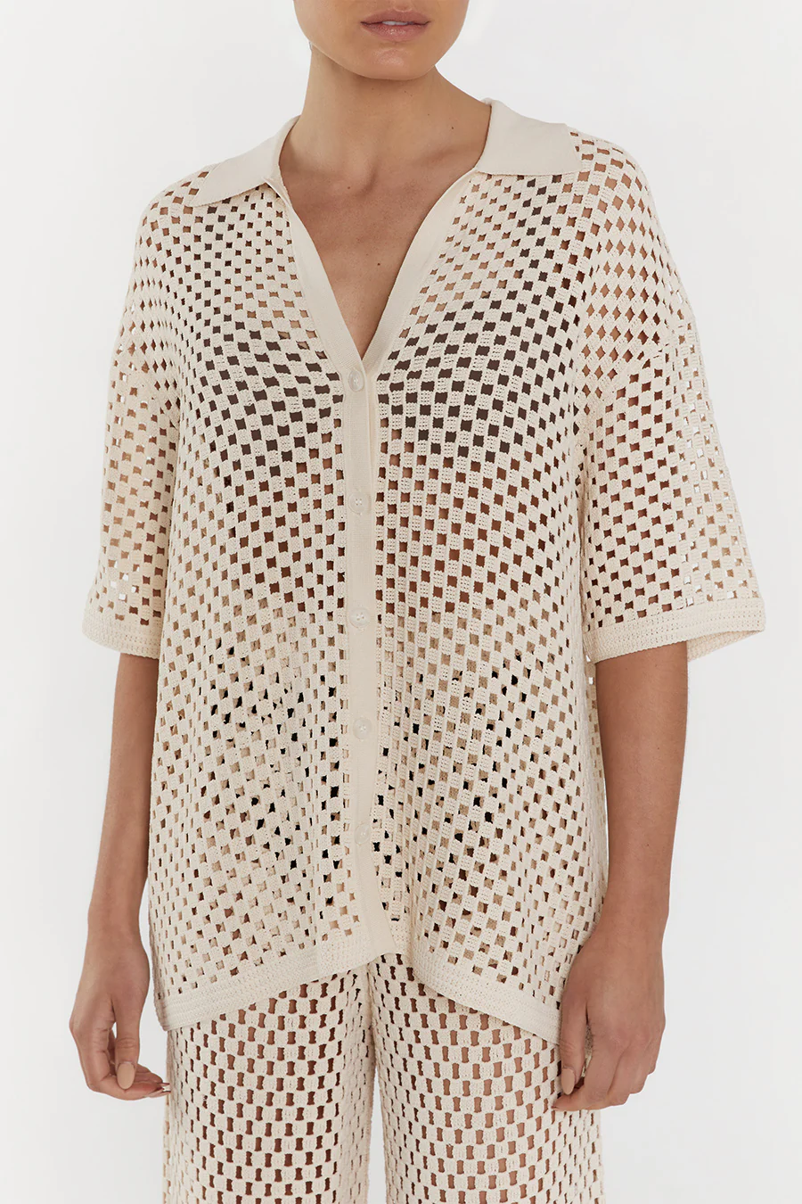 SONNY NATURAL CROCHET PANT - Gamepaces