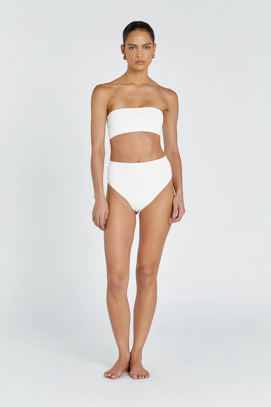 BASE OFF WHITE HIGH WAIST BRIEF - Gamepaces