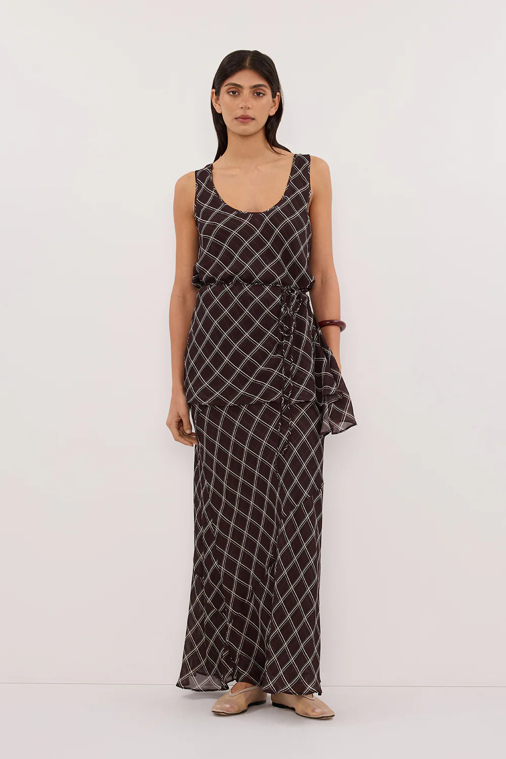 ARLINGTON CHOC SLEEVELESS CAMI TOP - Gamepaces