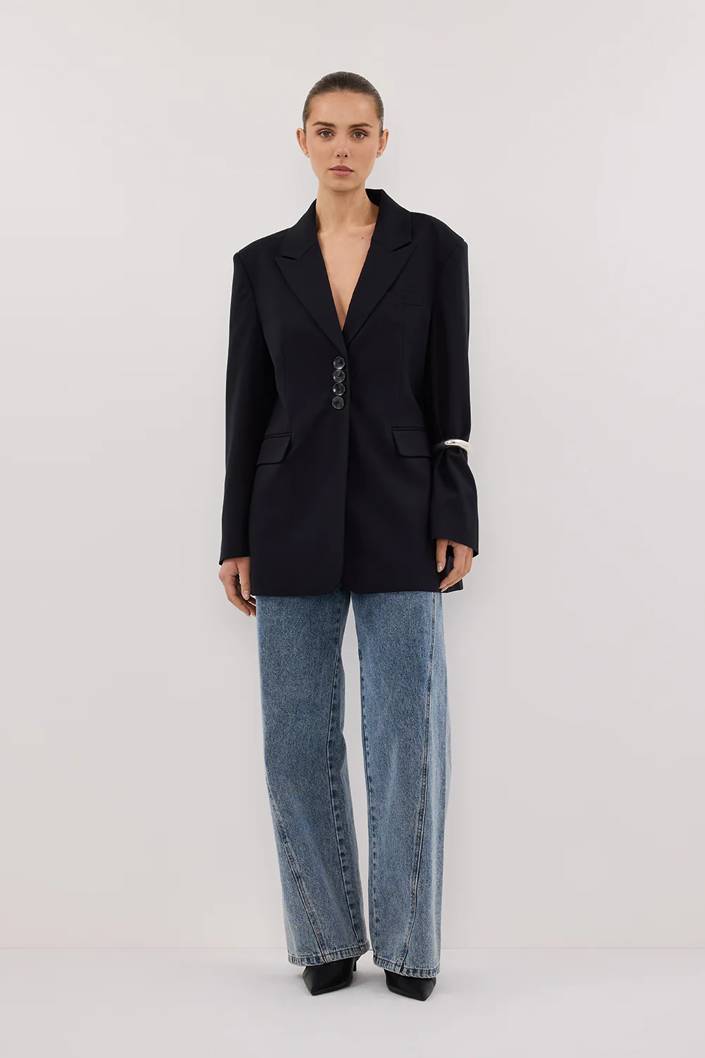 ANDIE INK OVERSIZED BLAZER - Gamepaces