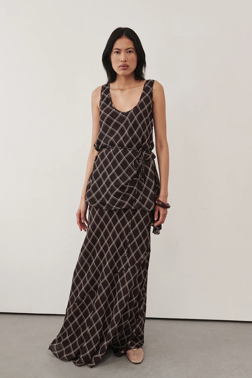 ARLINGTON CHOC SLEEVELESS CAMI TOP - Gamepaces