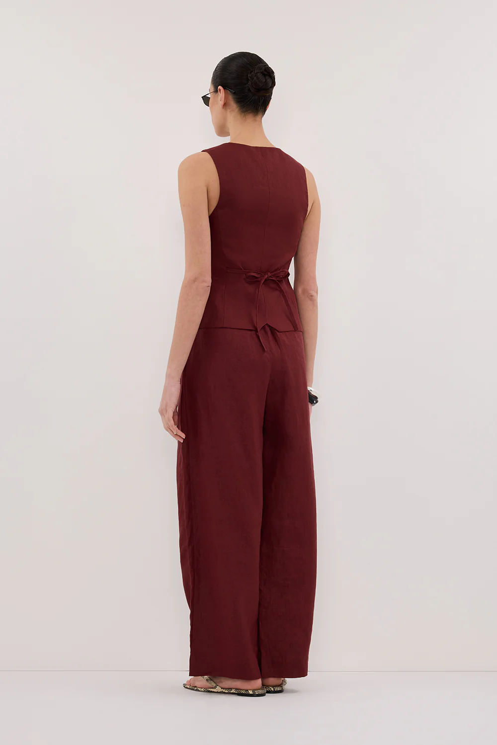 FRAN SAHARA LINEN VEST - Gamepaces