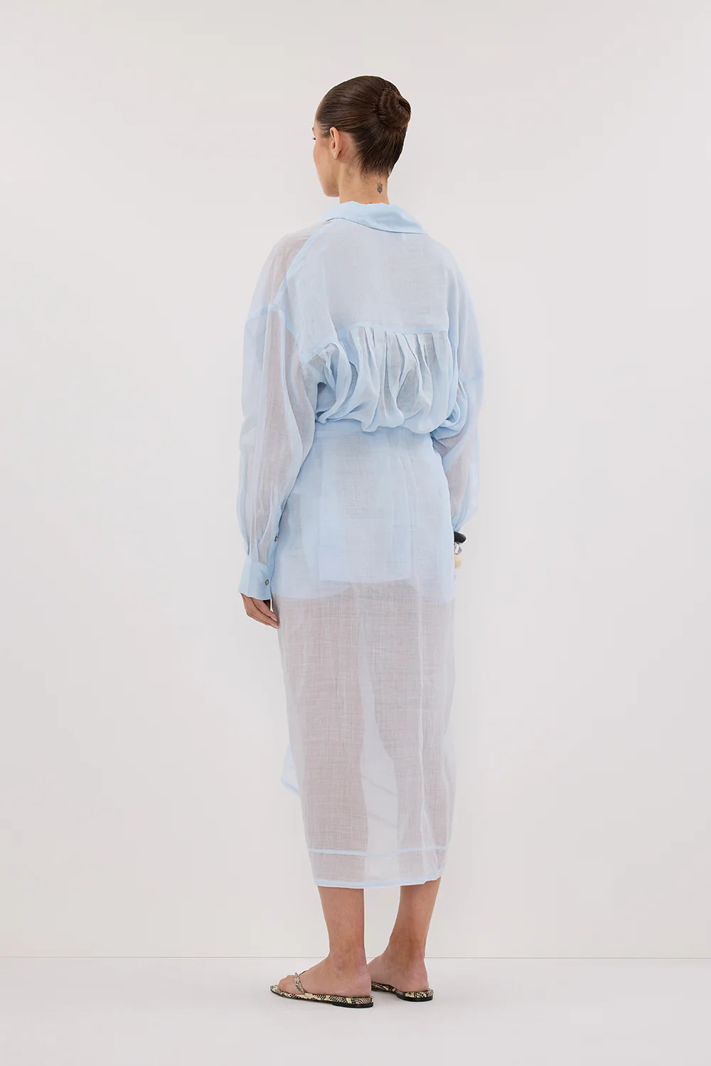 TROPEZ CORNFLOWER RAMIE SARONG - Gamepaces