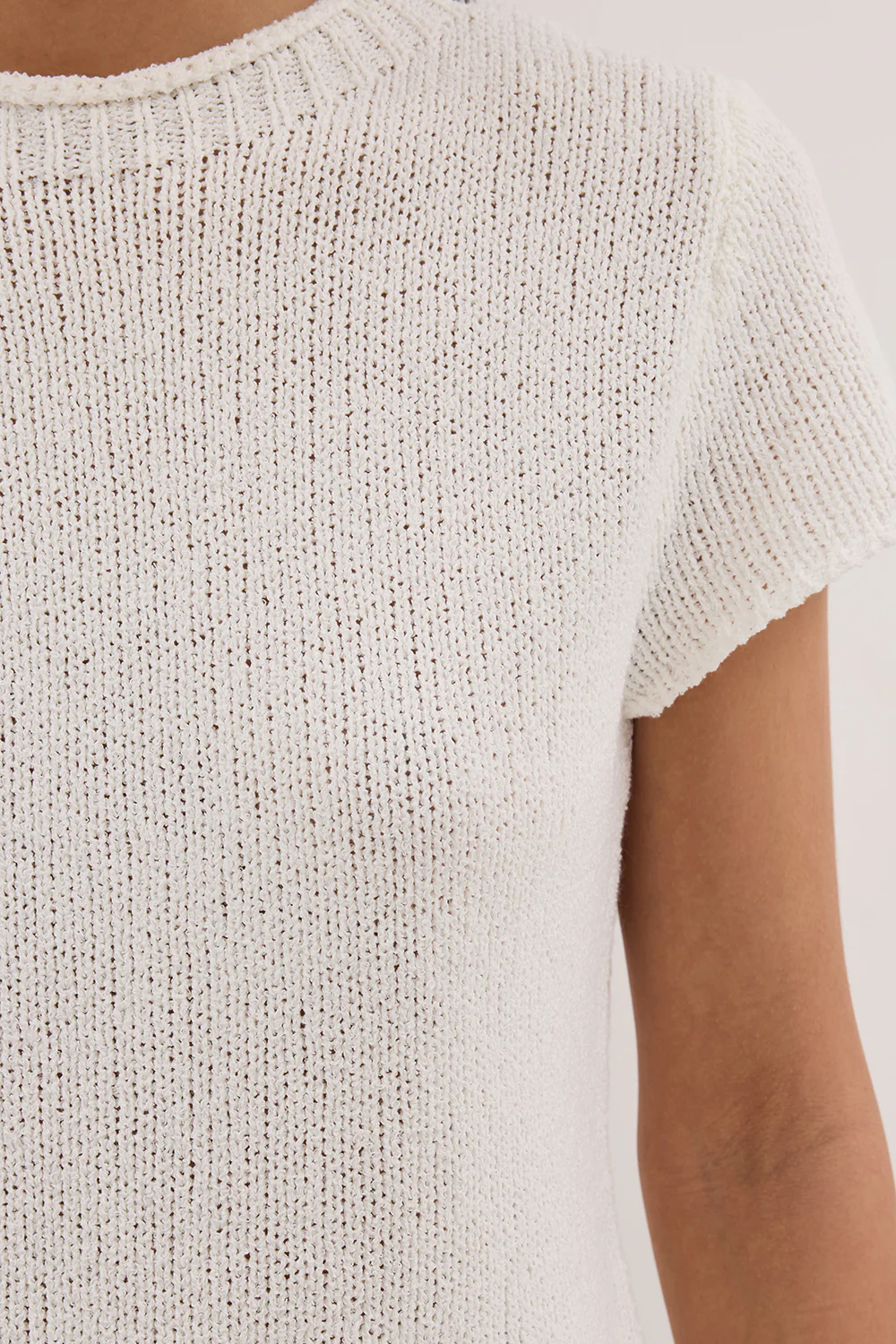 LEO OFF WHITE KNIT TOP - Gamepaces