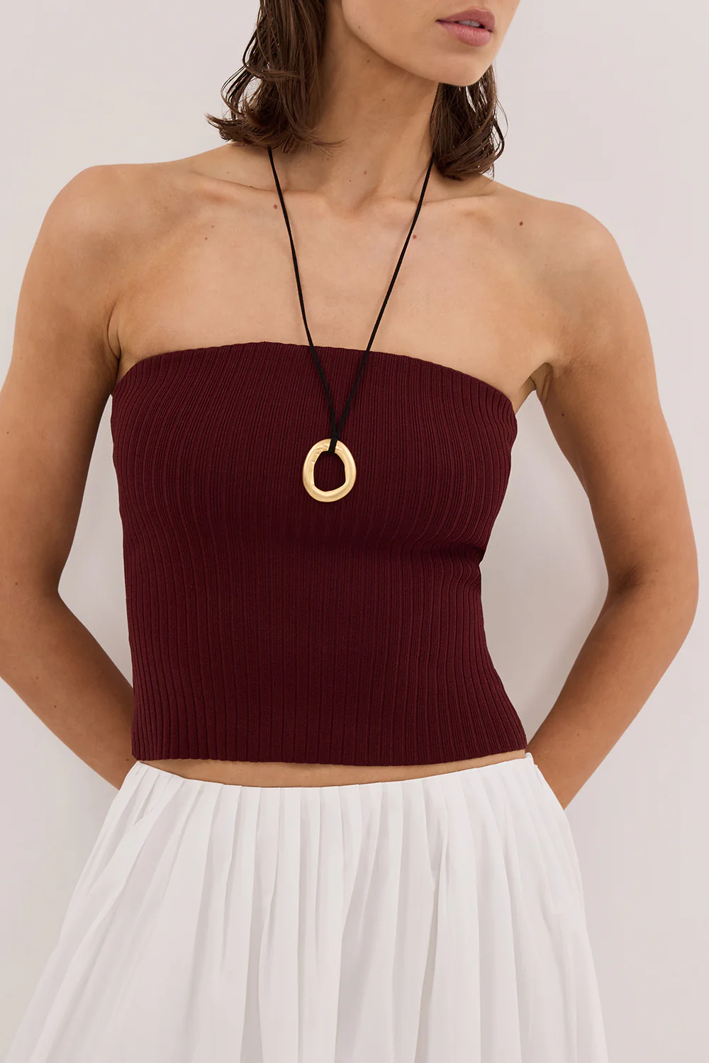 LIMA SAHARA STRAPLESS BANDEAU KNIT TOP - Gamepaces