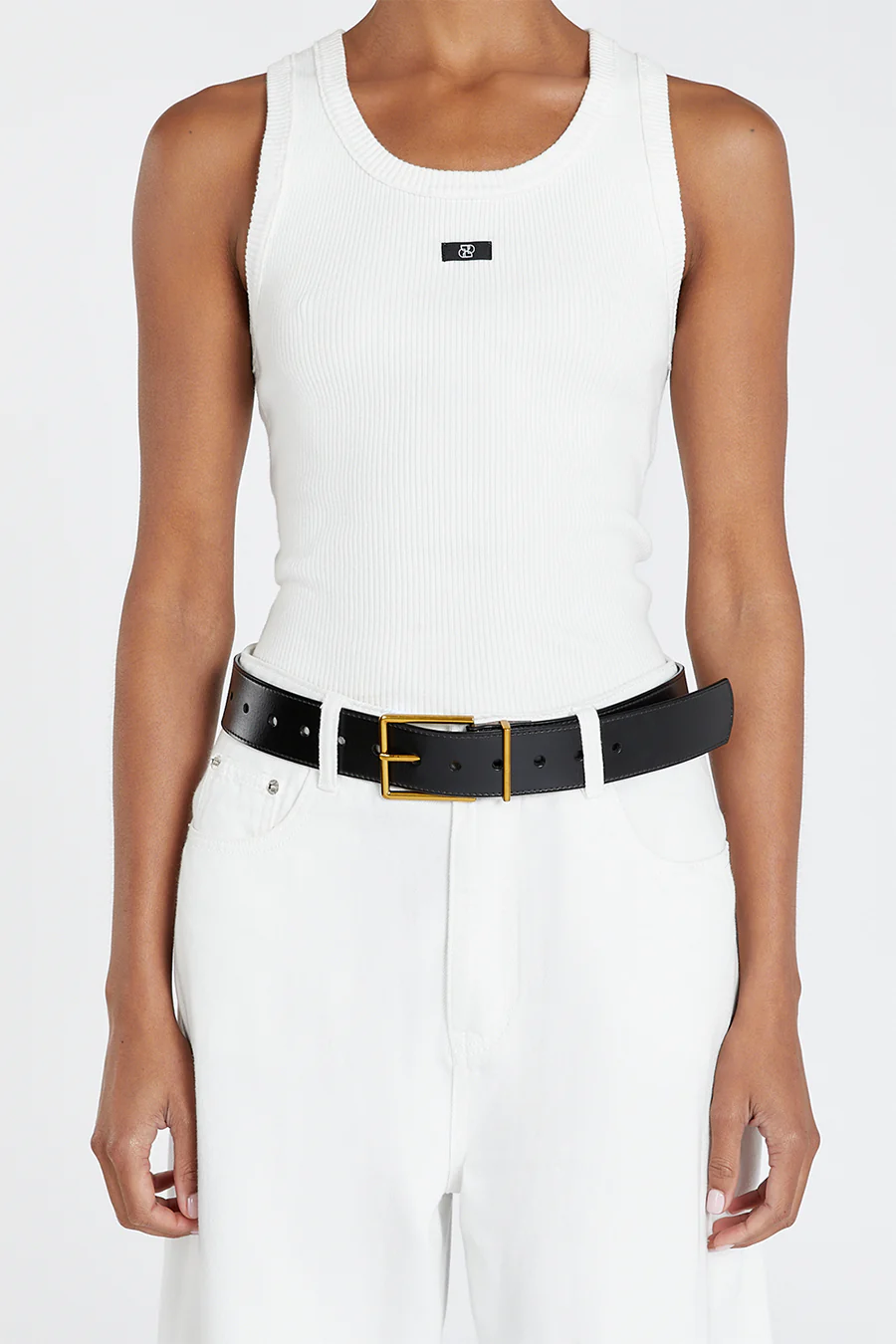 HUDSON BLACK LEATHER BELT - Gamepaces