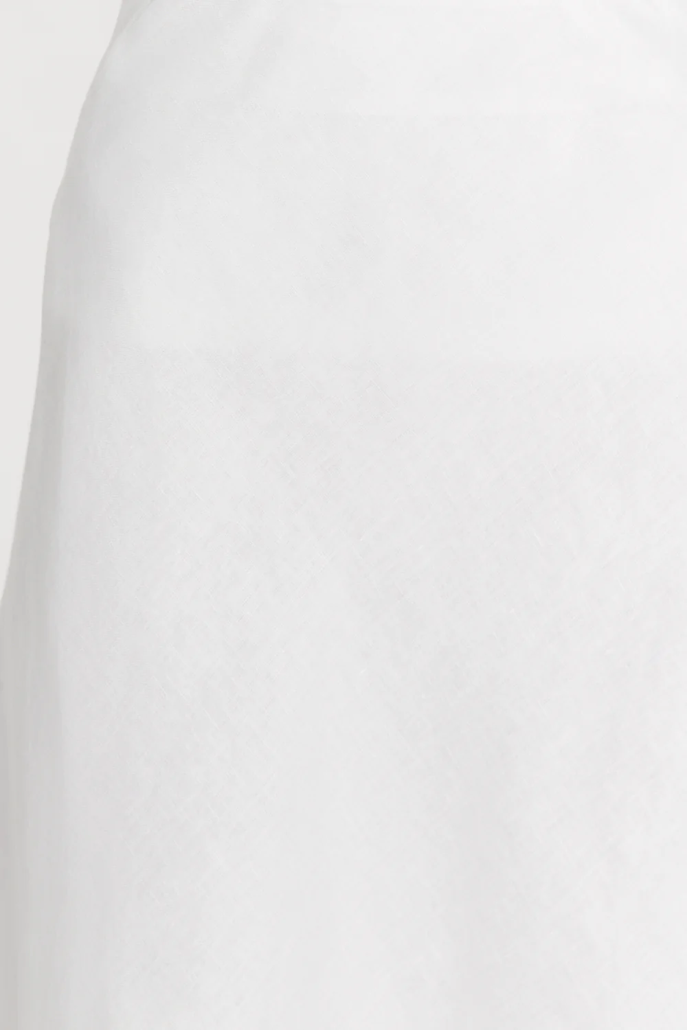 SYRAH WHITE LINEN MIDI SKIRT - Gamepaces