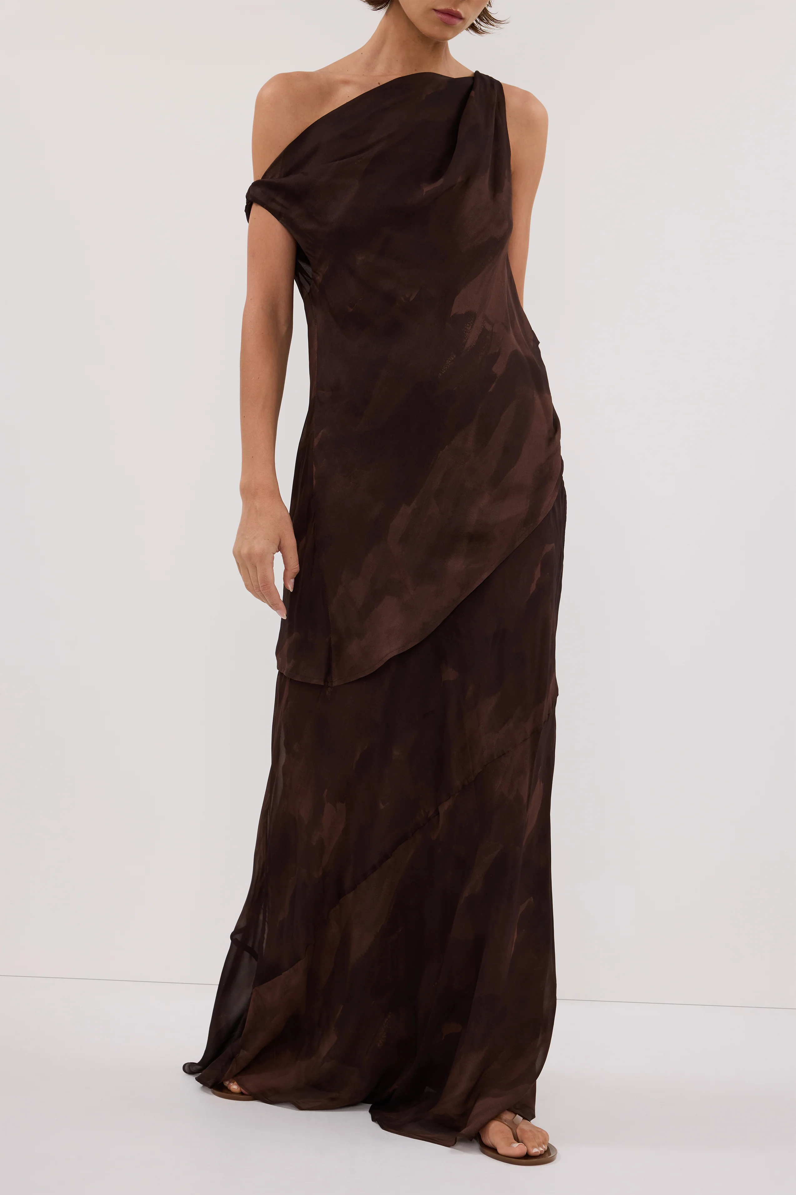 WILLOW CHOC PRINT MIDI SKIRT - Gamepaces