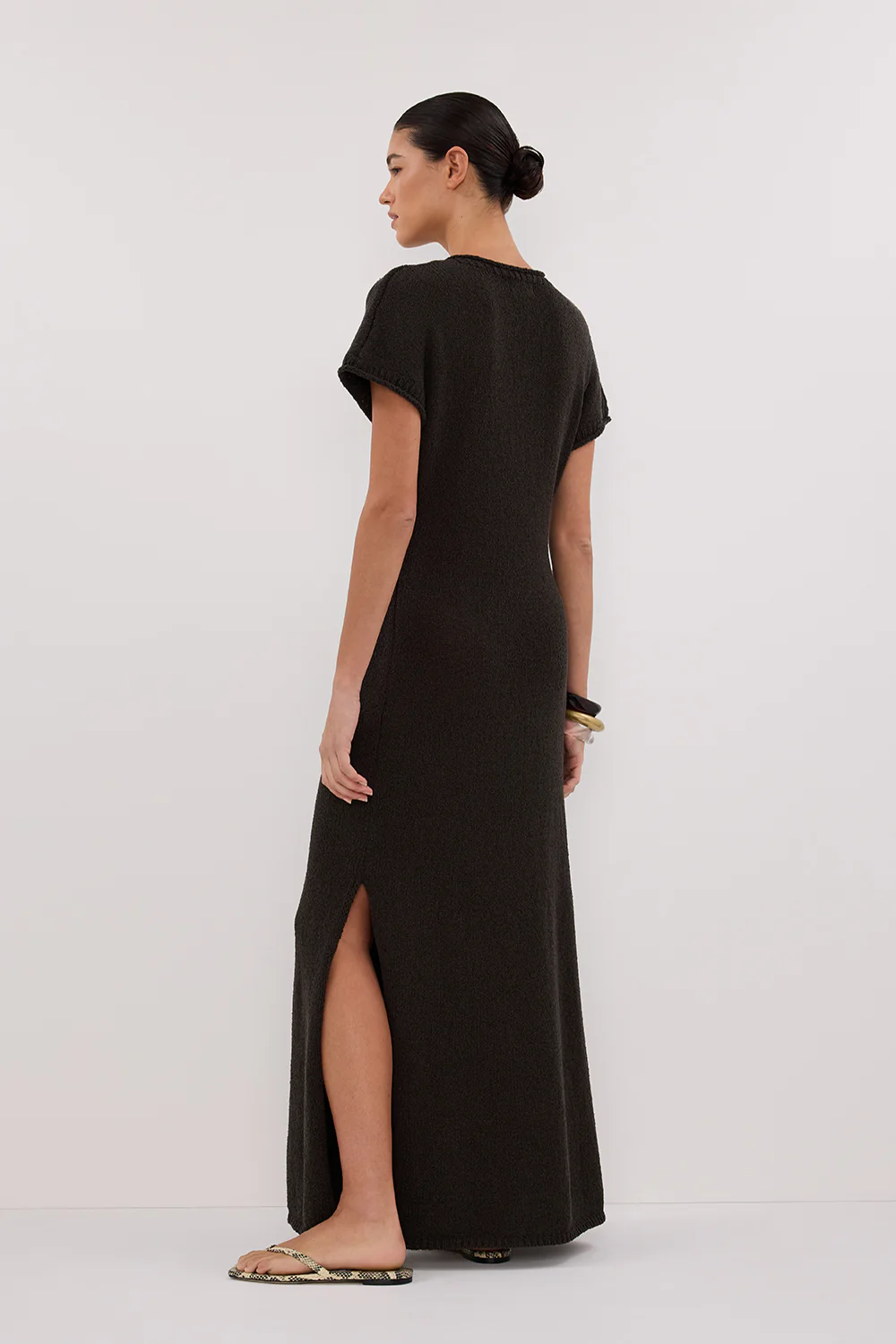 ERIN PETROL KNIT MAXI DRESS - Gamepaces
