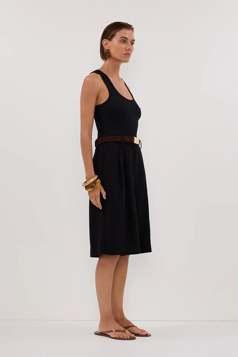 WESTWOOD BLACK BERMUDA SHORT - Gamepaces