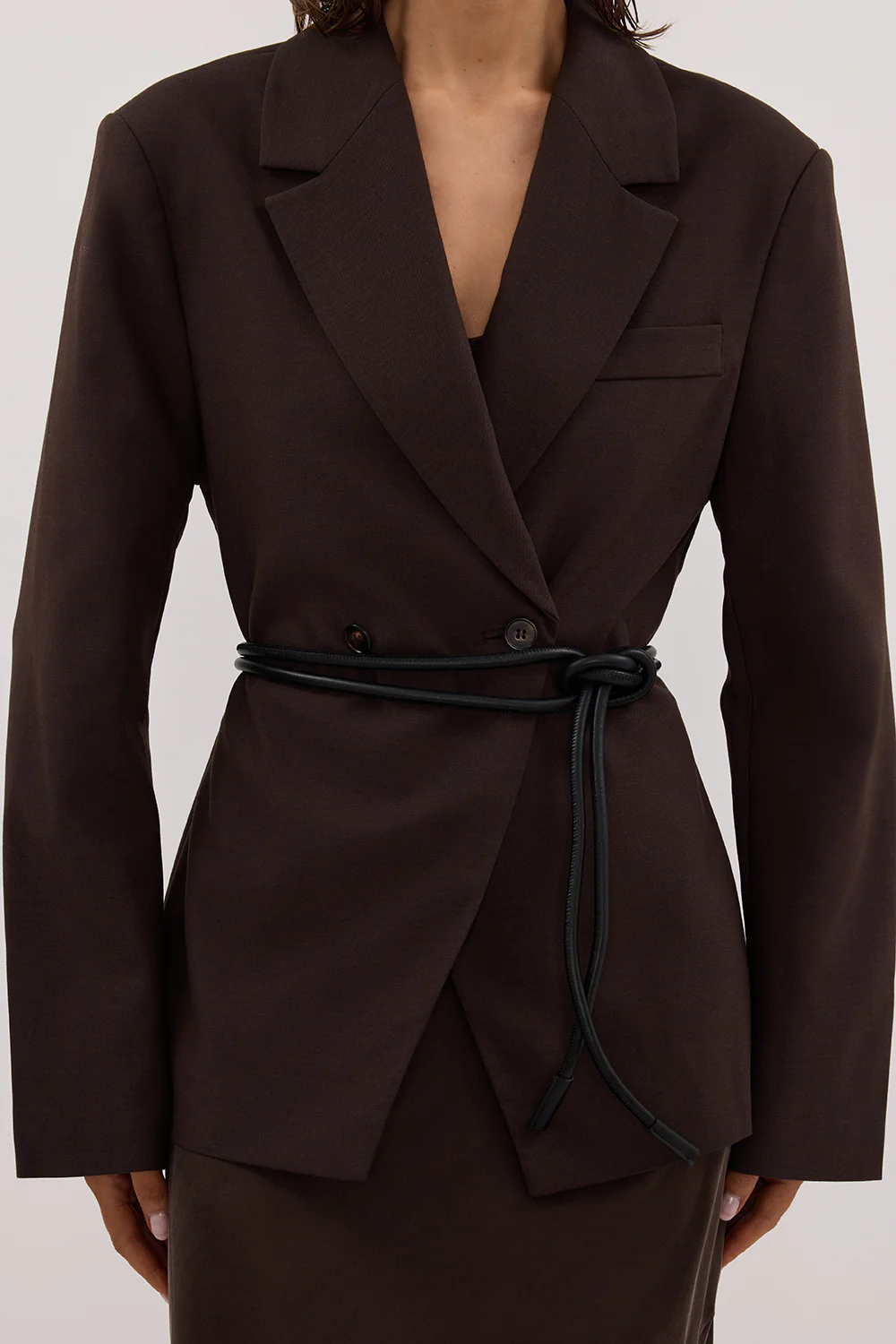 SANCIA THE MATTEO BLACK WRAP BELT - Gamepaces