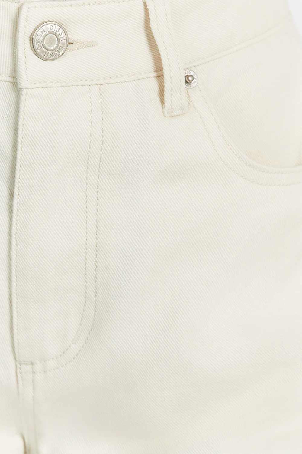 BAMBI CREAM BERMUDA DENIM SHORT - Gamepaces