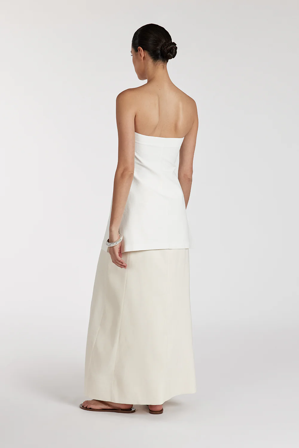 BRAX CREAM MIDI SKIRT - Gamepaces