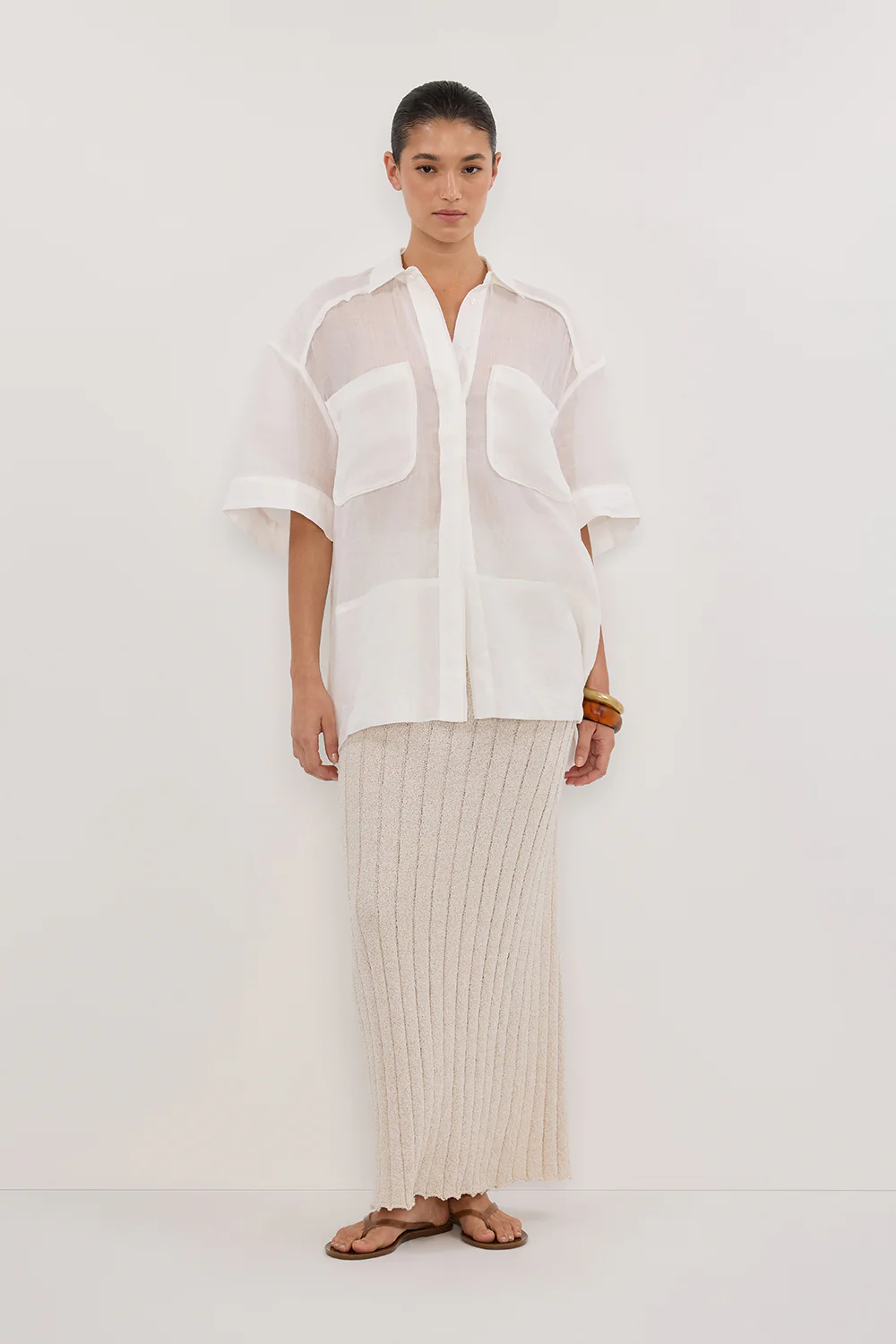 REM STONE KNIT MIDI SKIRT - Gamepaces