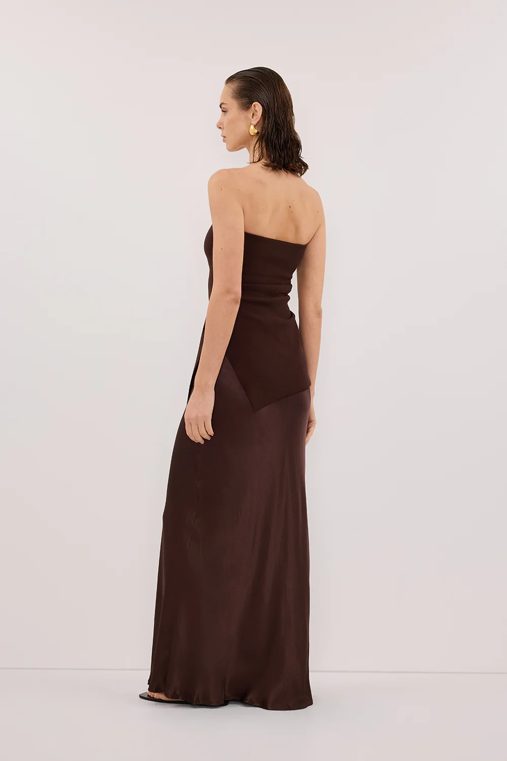 LUKE CHOC LONGLINE BANDEAU TOP - Gamepaces