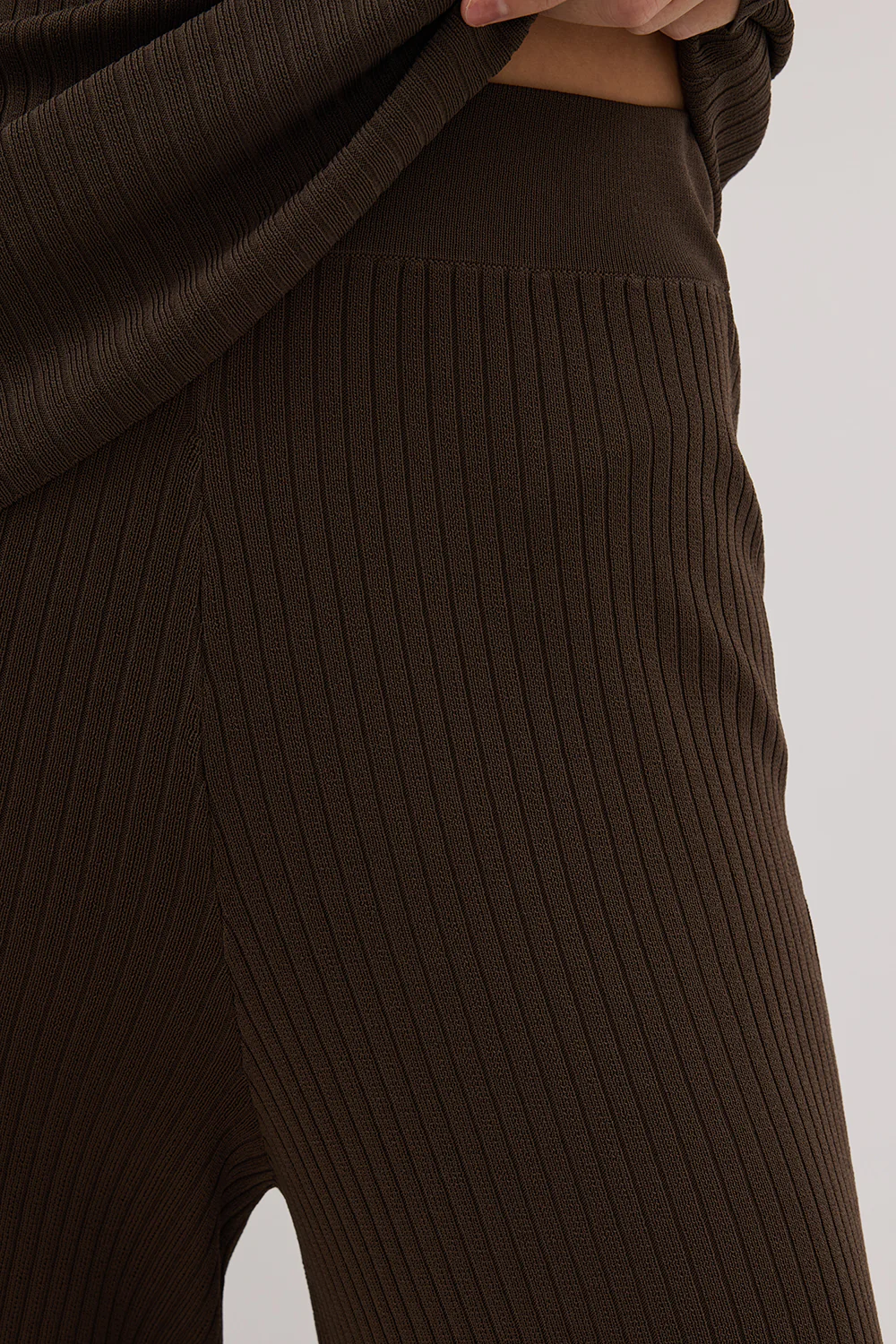 JOY DARK OLIVE KNIT PANT - Gamepaces