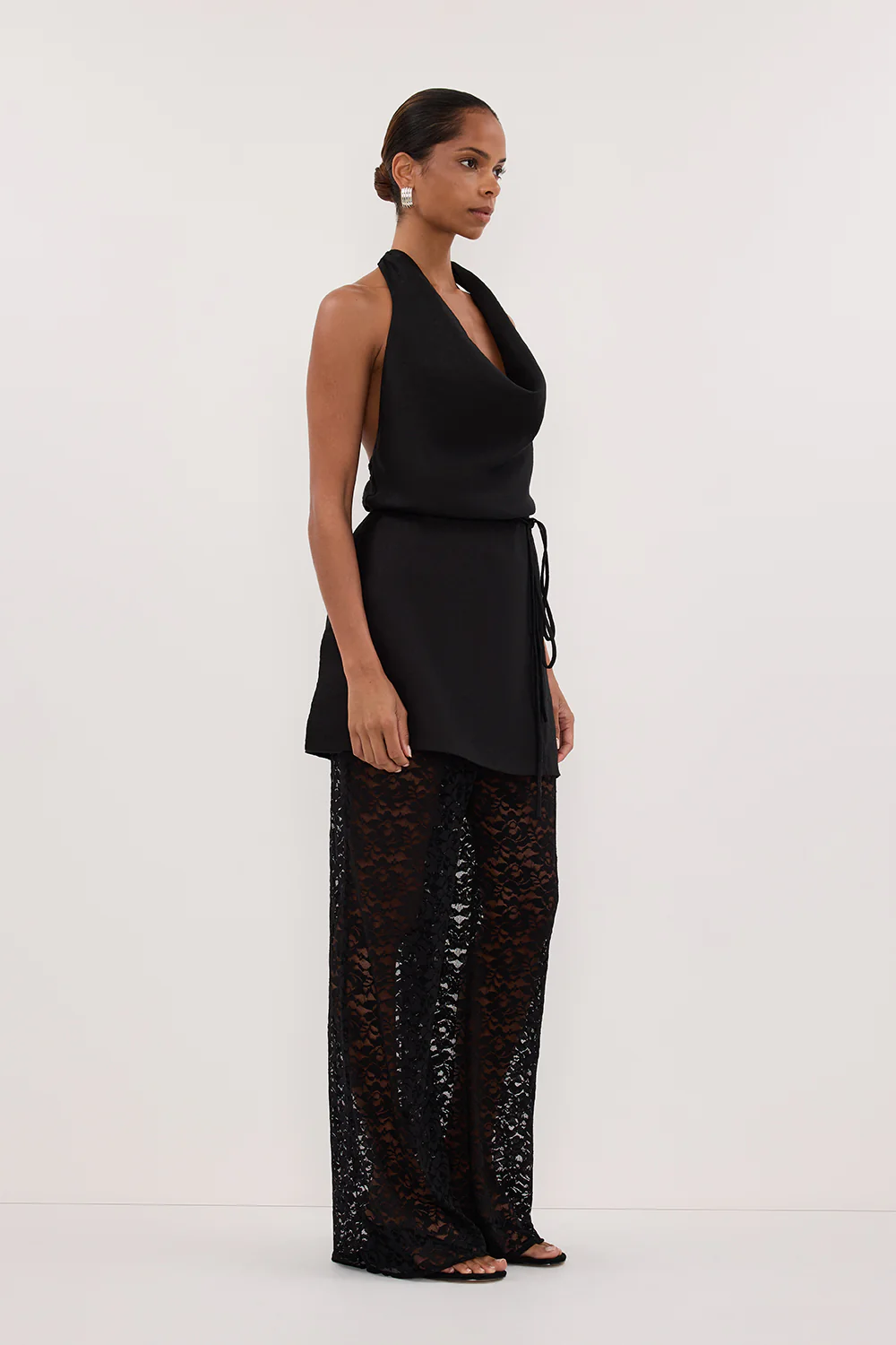 WILLA BLACK LACE PANT - Gamepaces