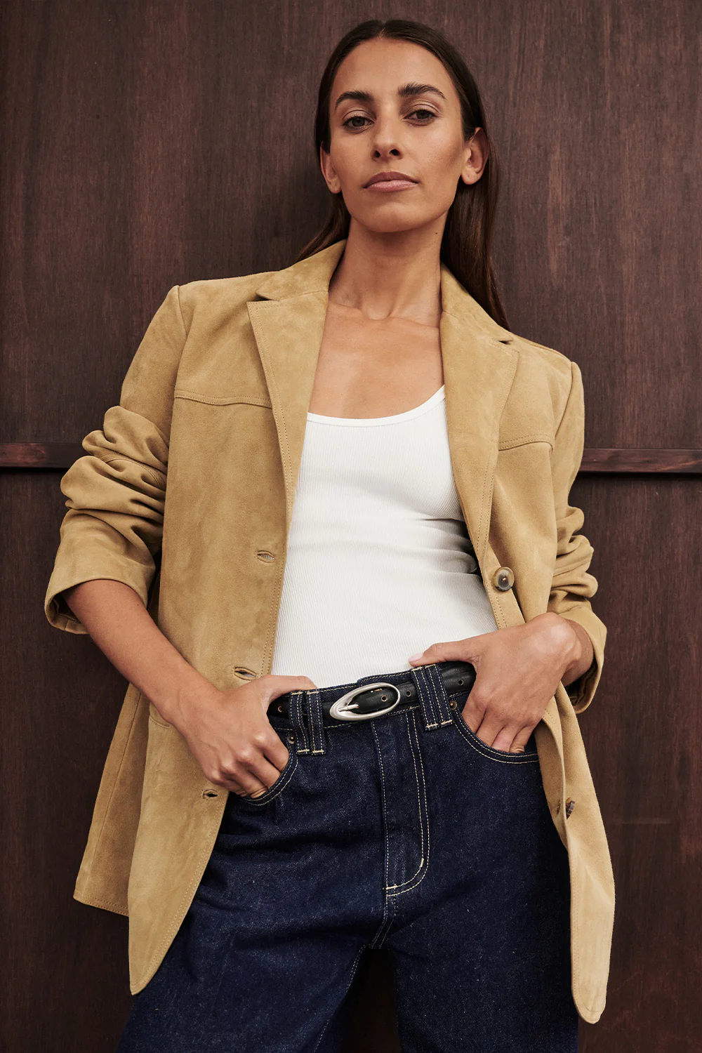 HENDRIX PAMPAS OVERSIZED SUEDE LEATHER JACKET - Gamepaces