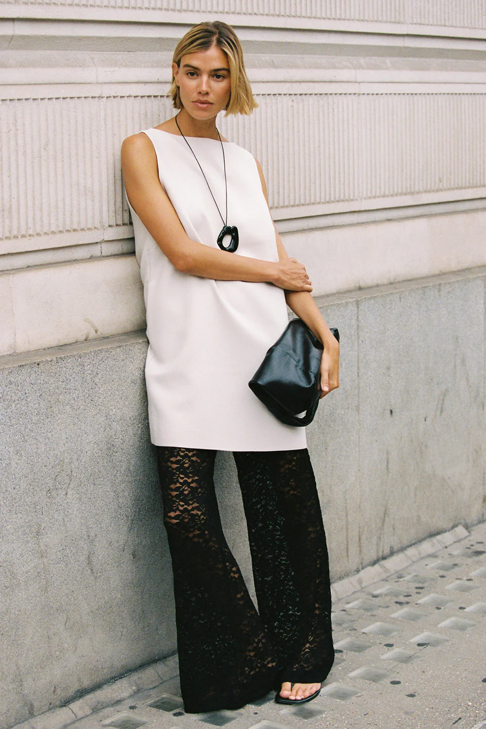 WILLA BLACK LACE PANT - Gamepaces