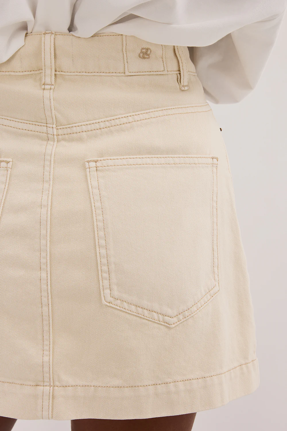 KERA NATURAL DENIM A LINE SKORT - Gamepaces