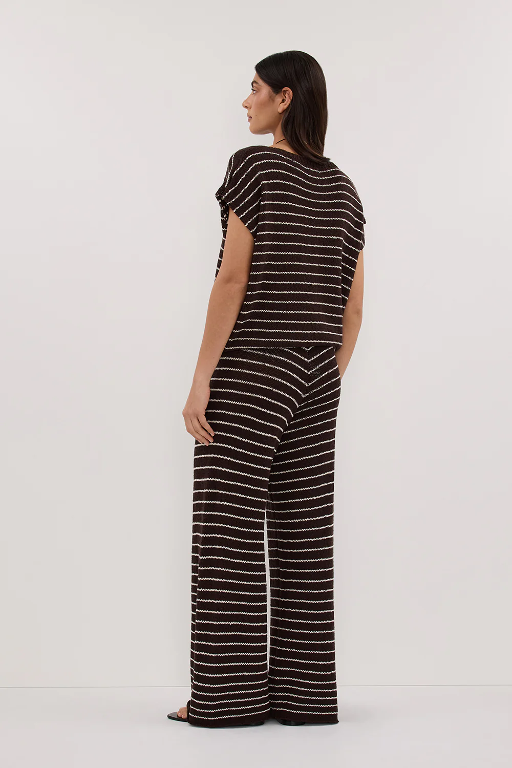 ASPEN CHOC STRIPE KNIT TOP - Gamepaces