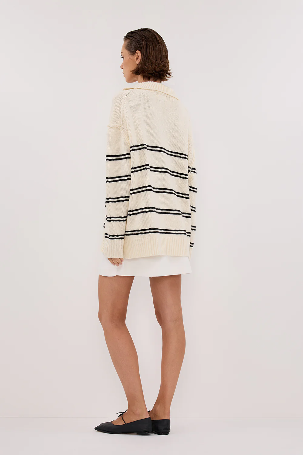 KATE CREAM STRIPE KNIT JUMPER - Gamepaces