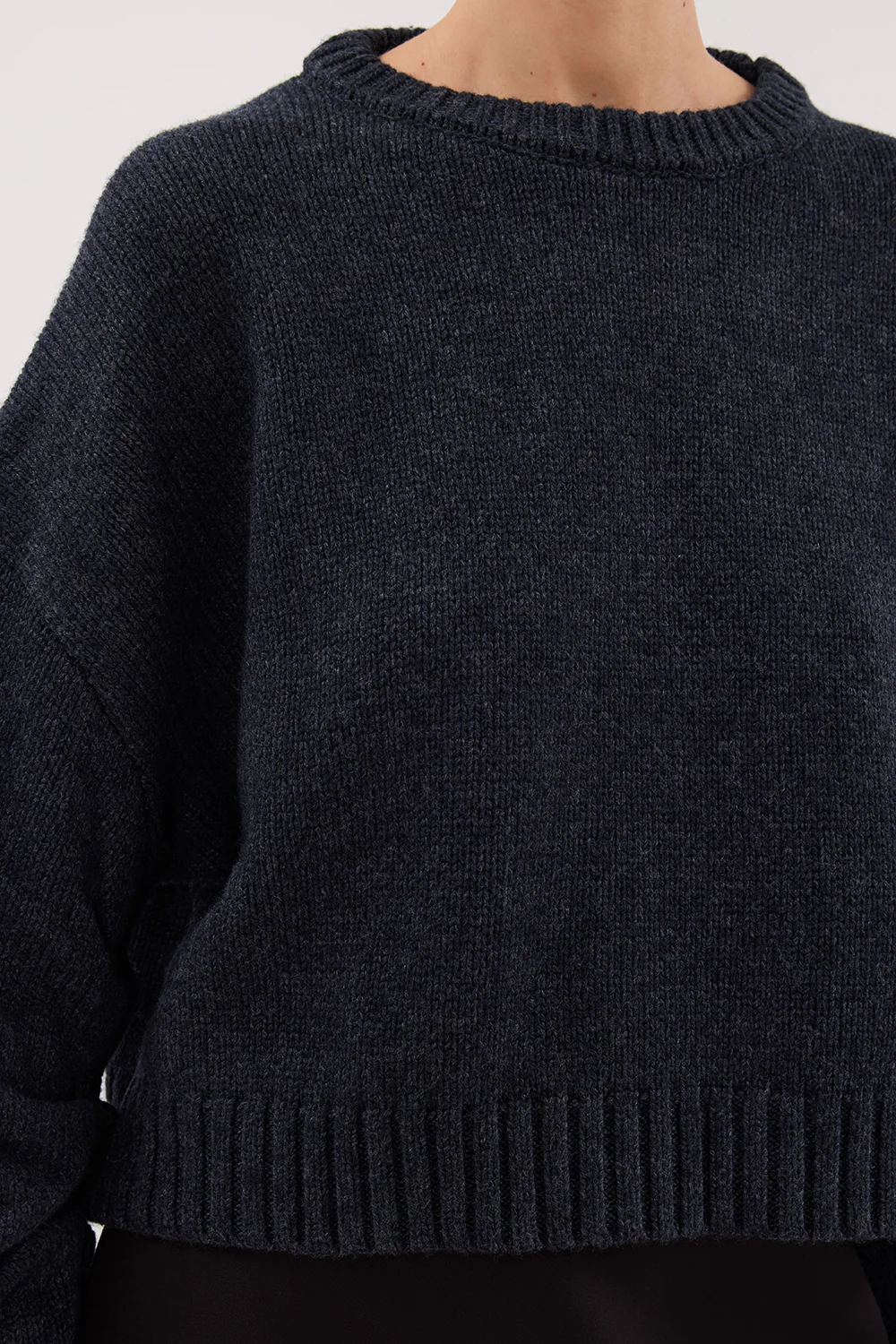 AMY INK CREW NECK KNIT JUMPER - Gamepaces