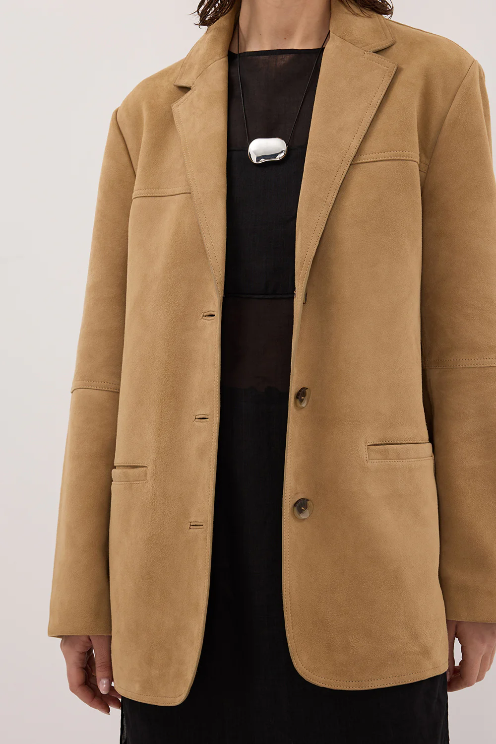 HENDRIX PAMPAS OVERSIZED SUEDE LEATHER JACKET - Gamepaces