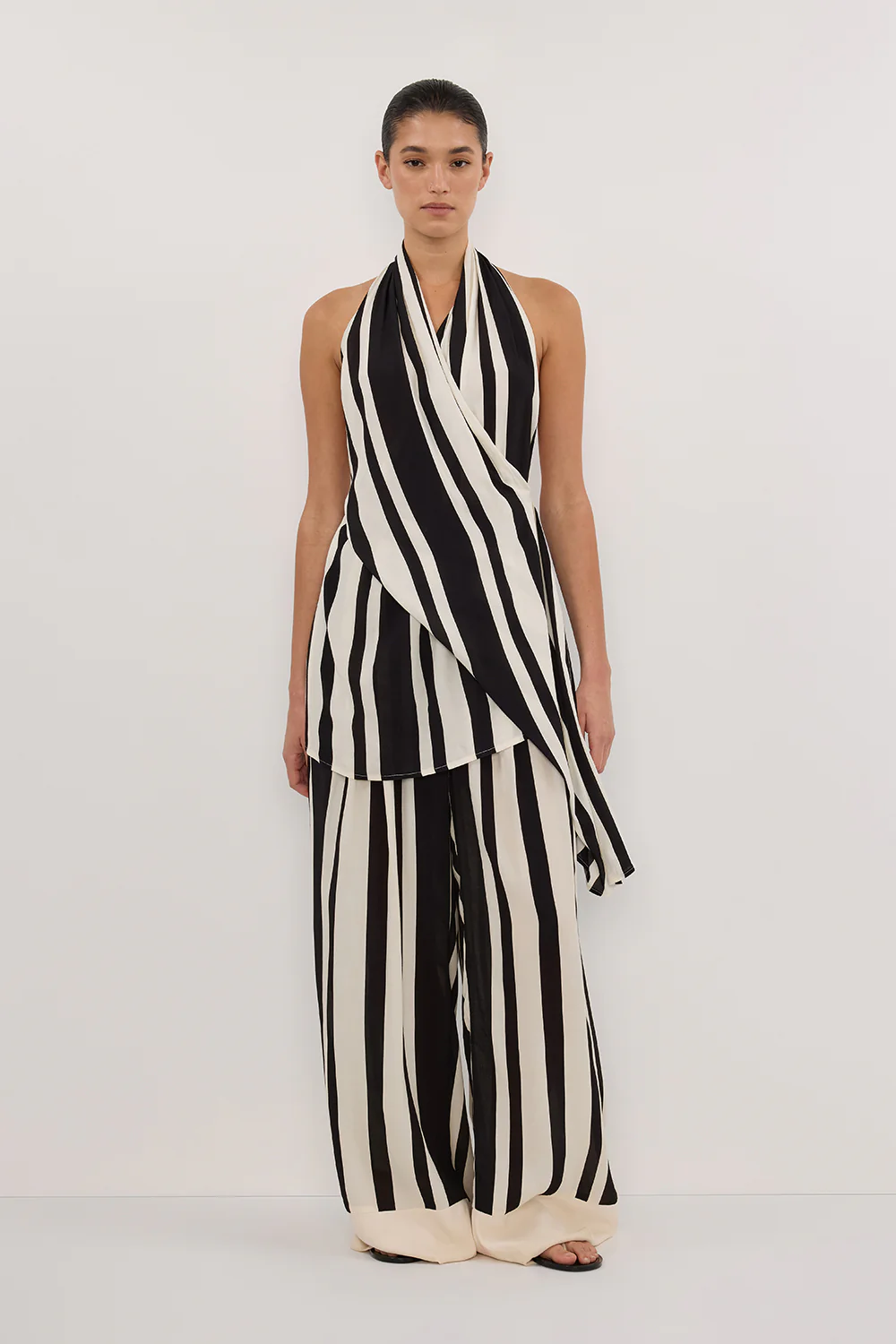 BEAU BLACK STRIPE PANT - Gamepaces