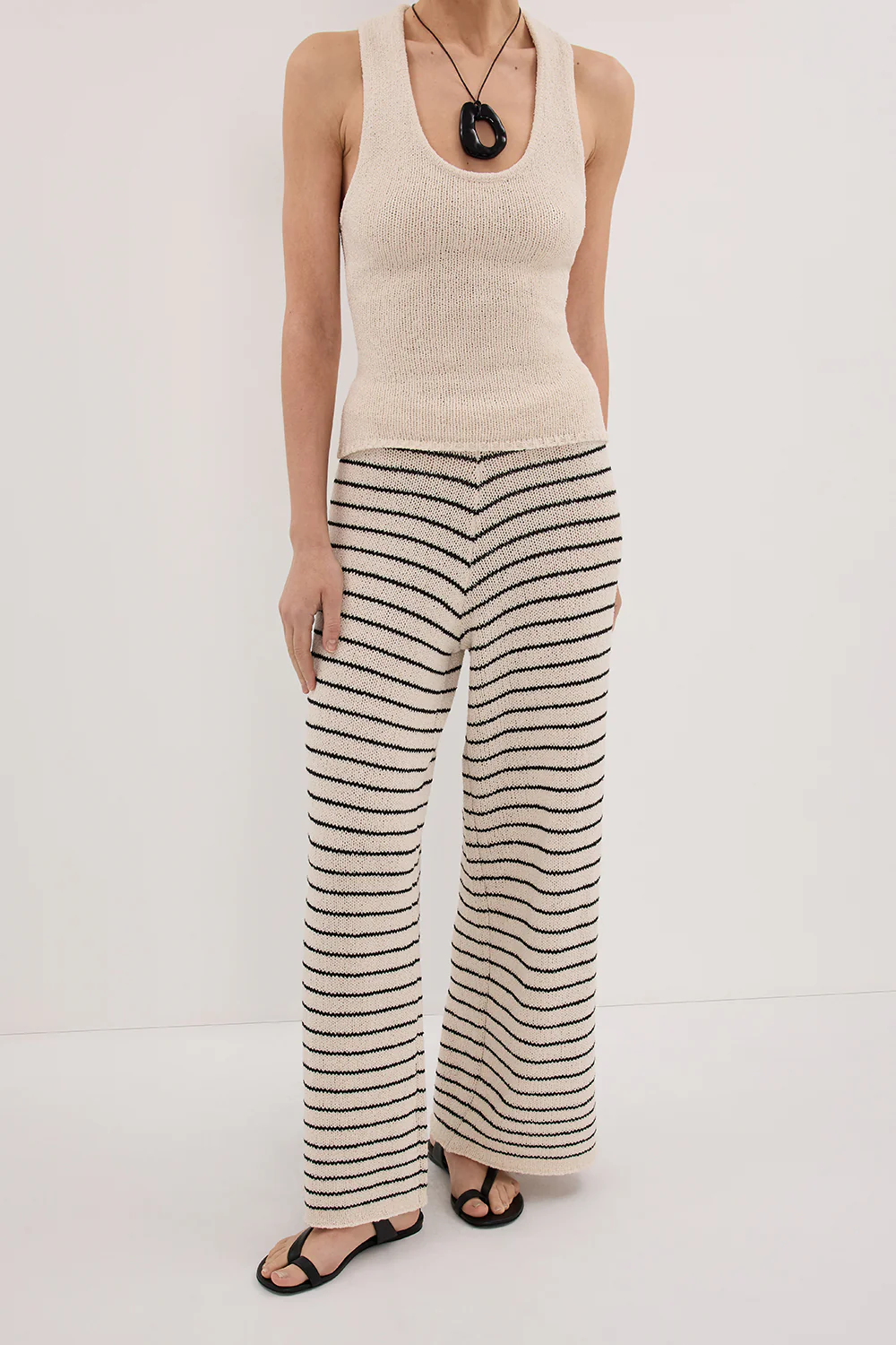 ASPEN SANDSTONE STRIPE KNIT PANT - Gamepaces