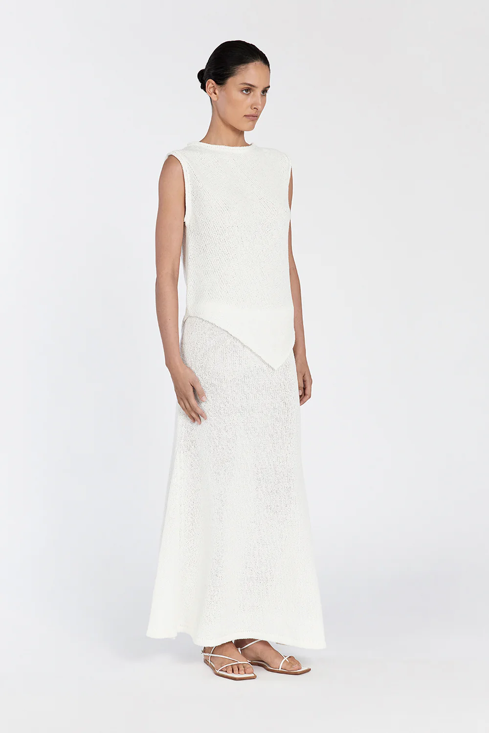 ALTHEA OFF WHITE MAXI SKIRT - Gamepaces