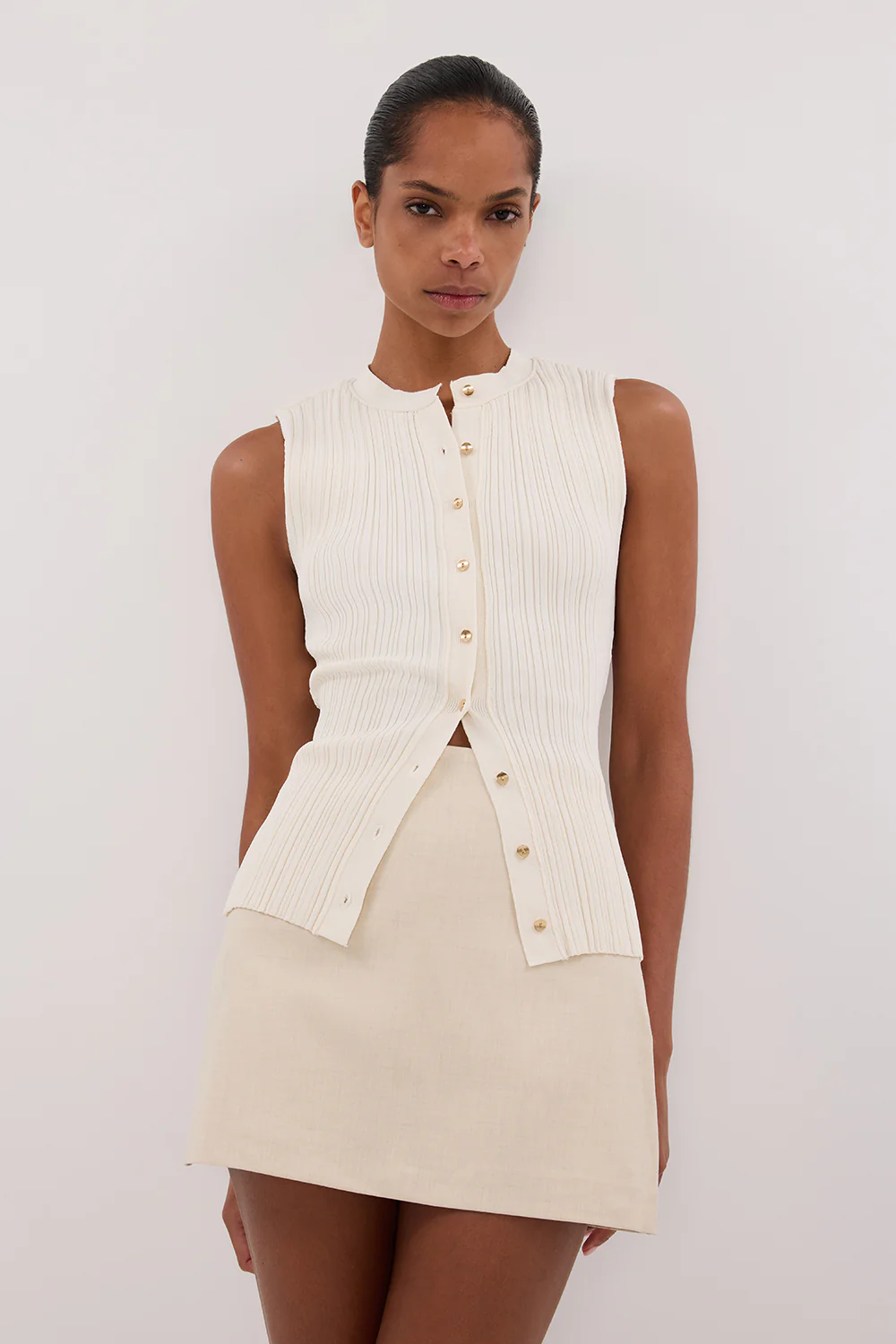 JASMINE PLASTER KNIT TOP - Gamepaces