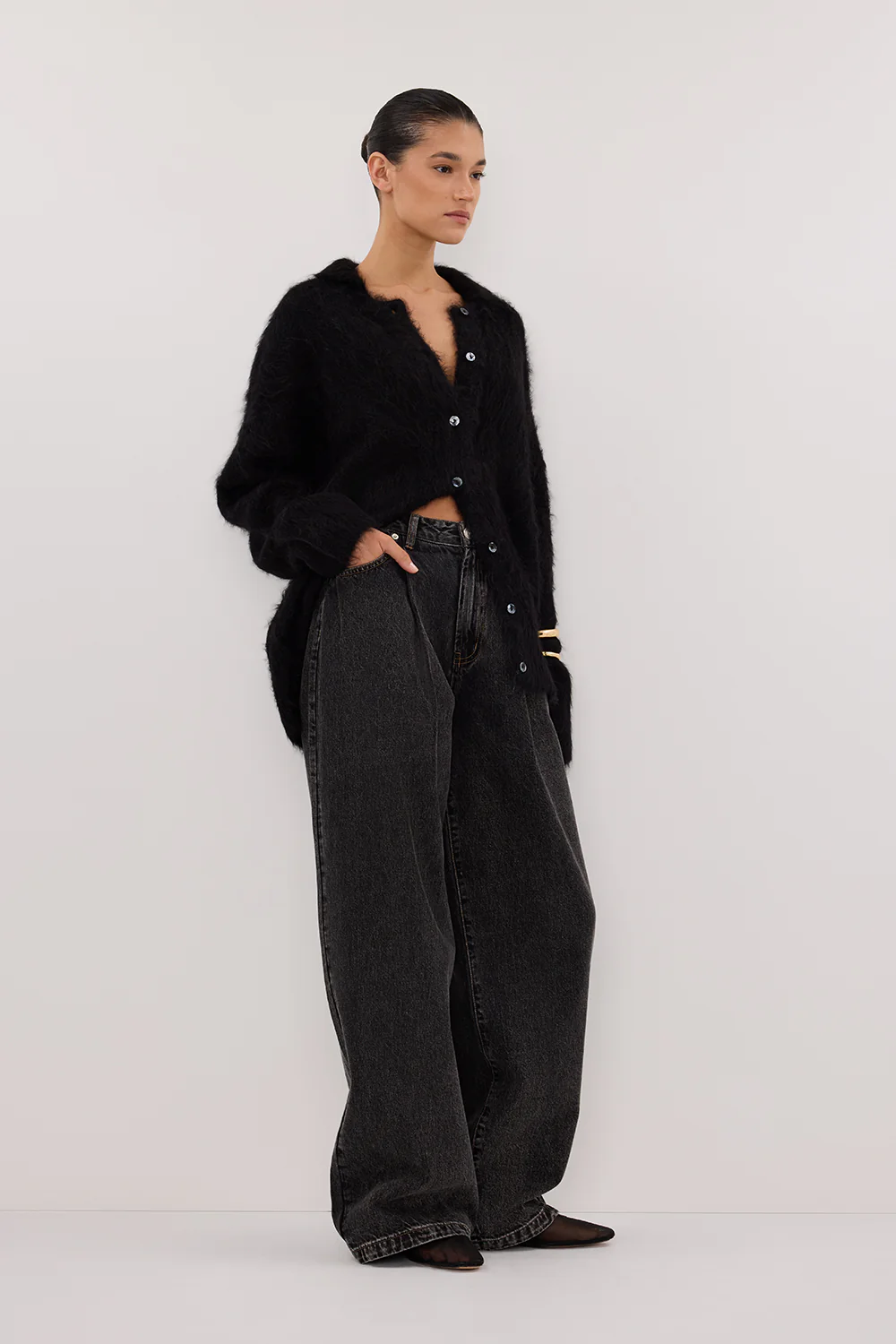 STERLING WASHED BLACK DENIM JEAN - Gamepaces