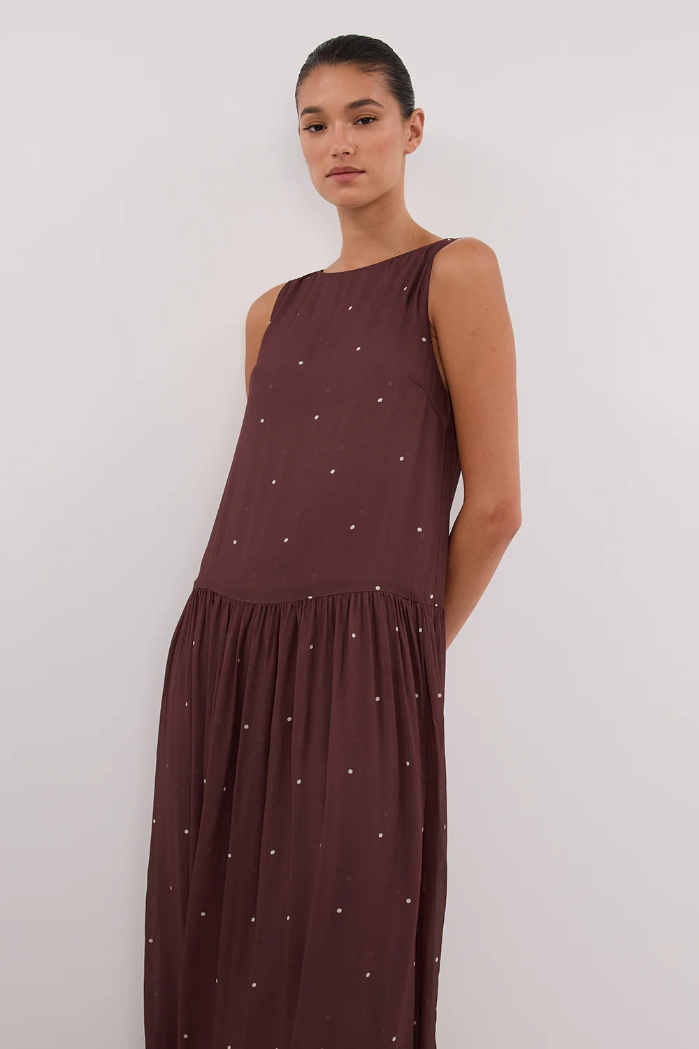 MELROSE WALNUT MIDI DRESS - Gamepaces