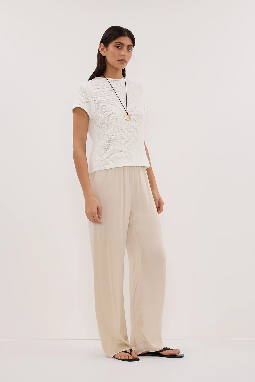 LEO OFF WHITE KNIT TOP - Gamepaces