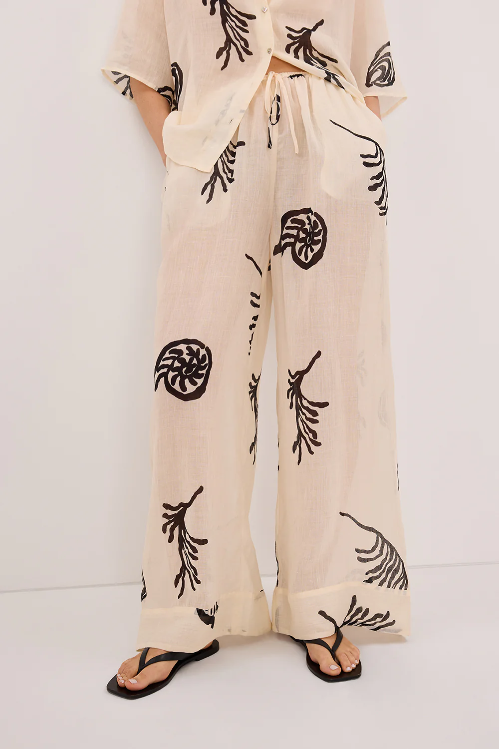 POSITANO SANDSTONE RAMIE PANT - Gamepaces