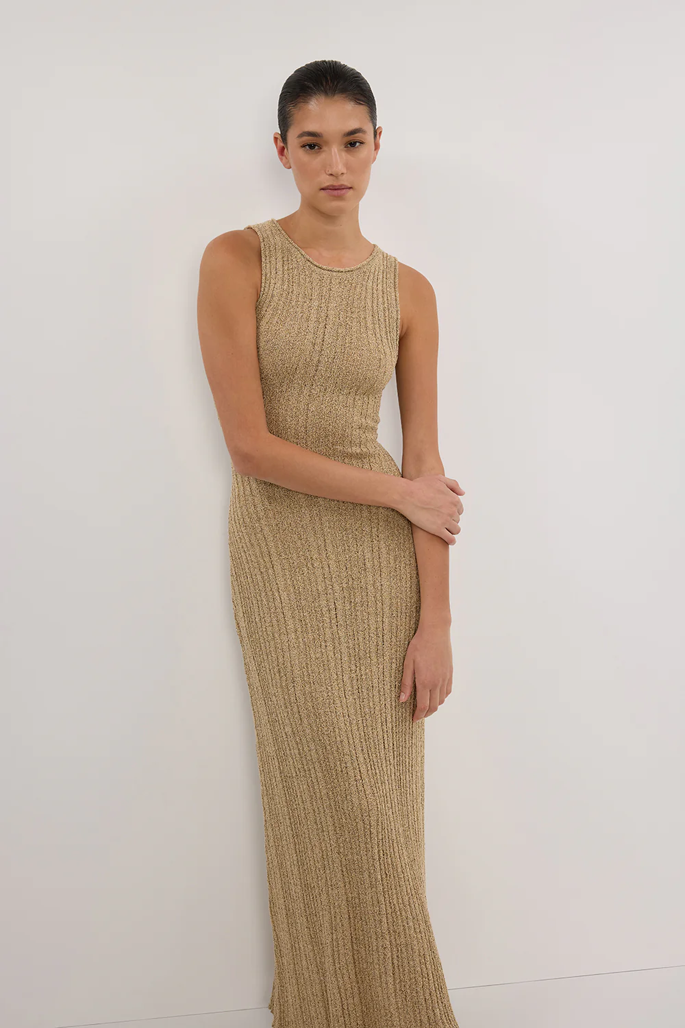 GIANNA DUNE KNIT MAXI DRESS - Gamepaces