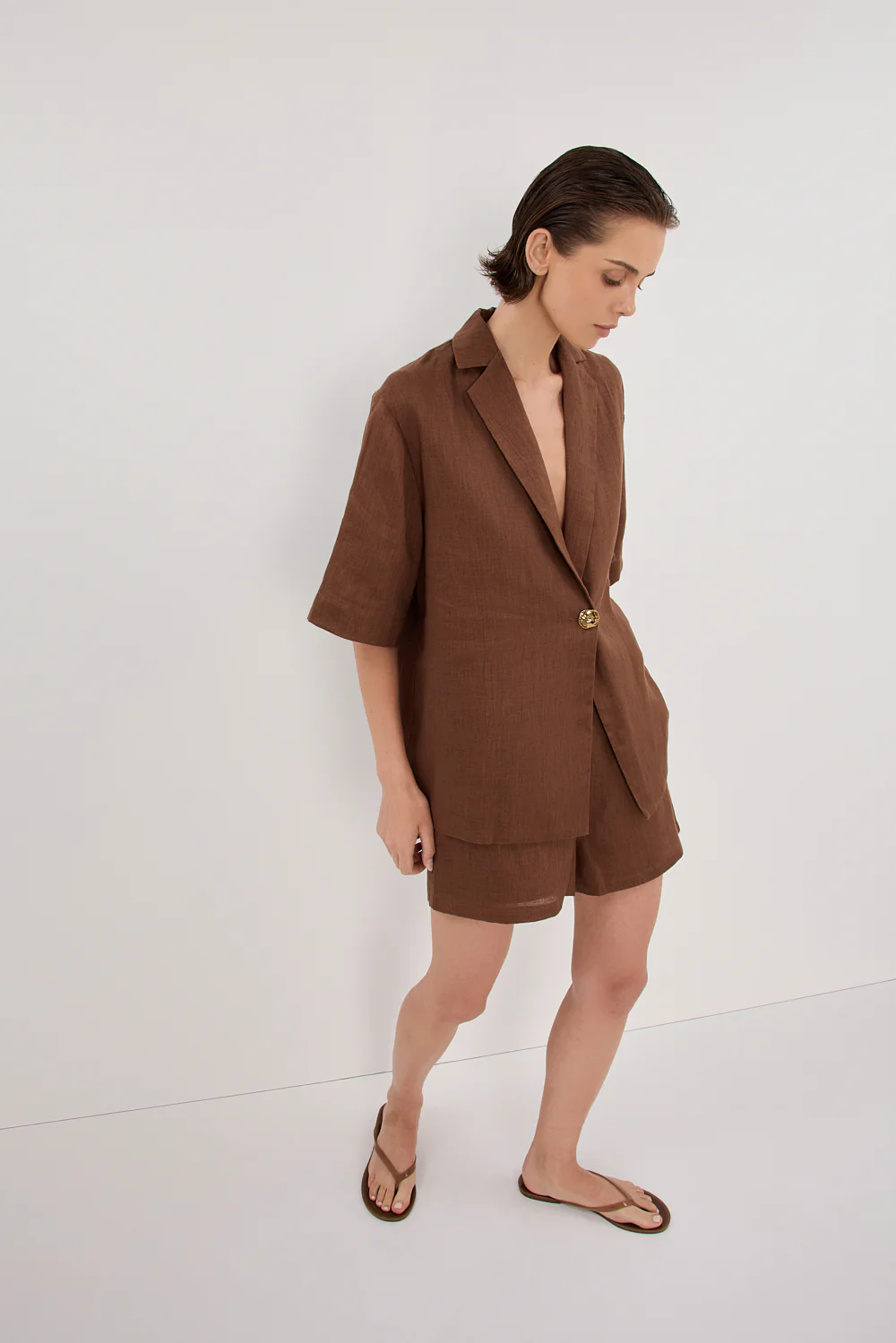 NALA FONDANT LINEN RESORT SHIRT - Gamepaces