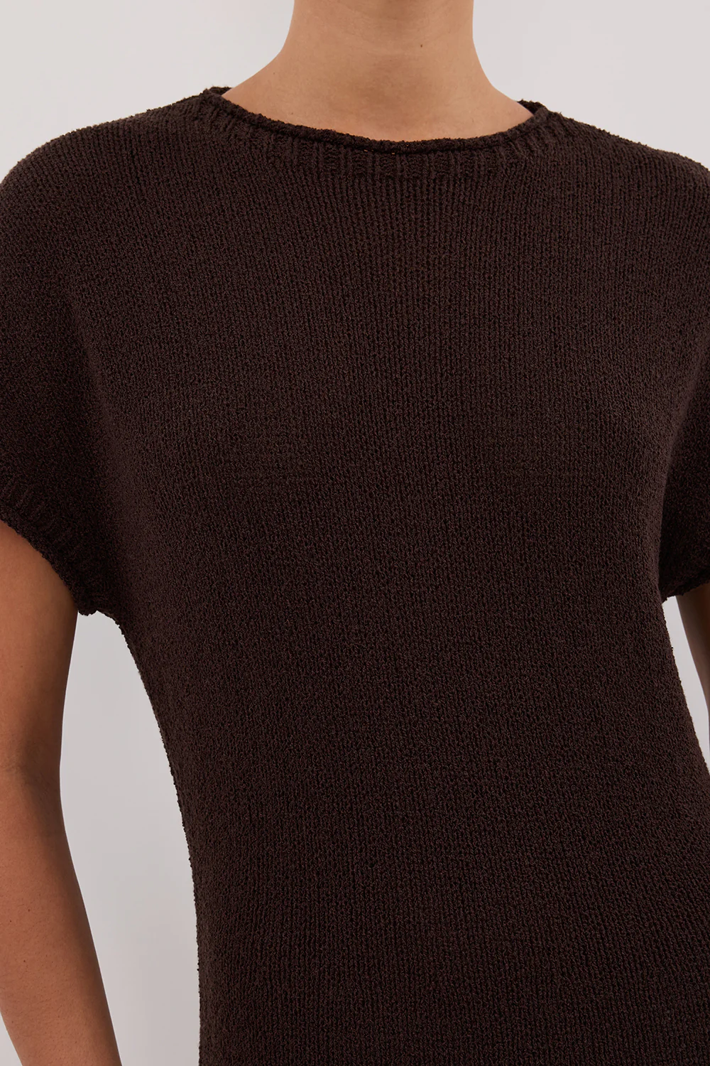 ERIN CHOC KNIT MAXI DRESS - Gamepaces